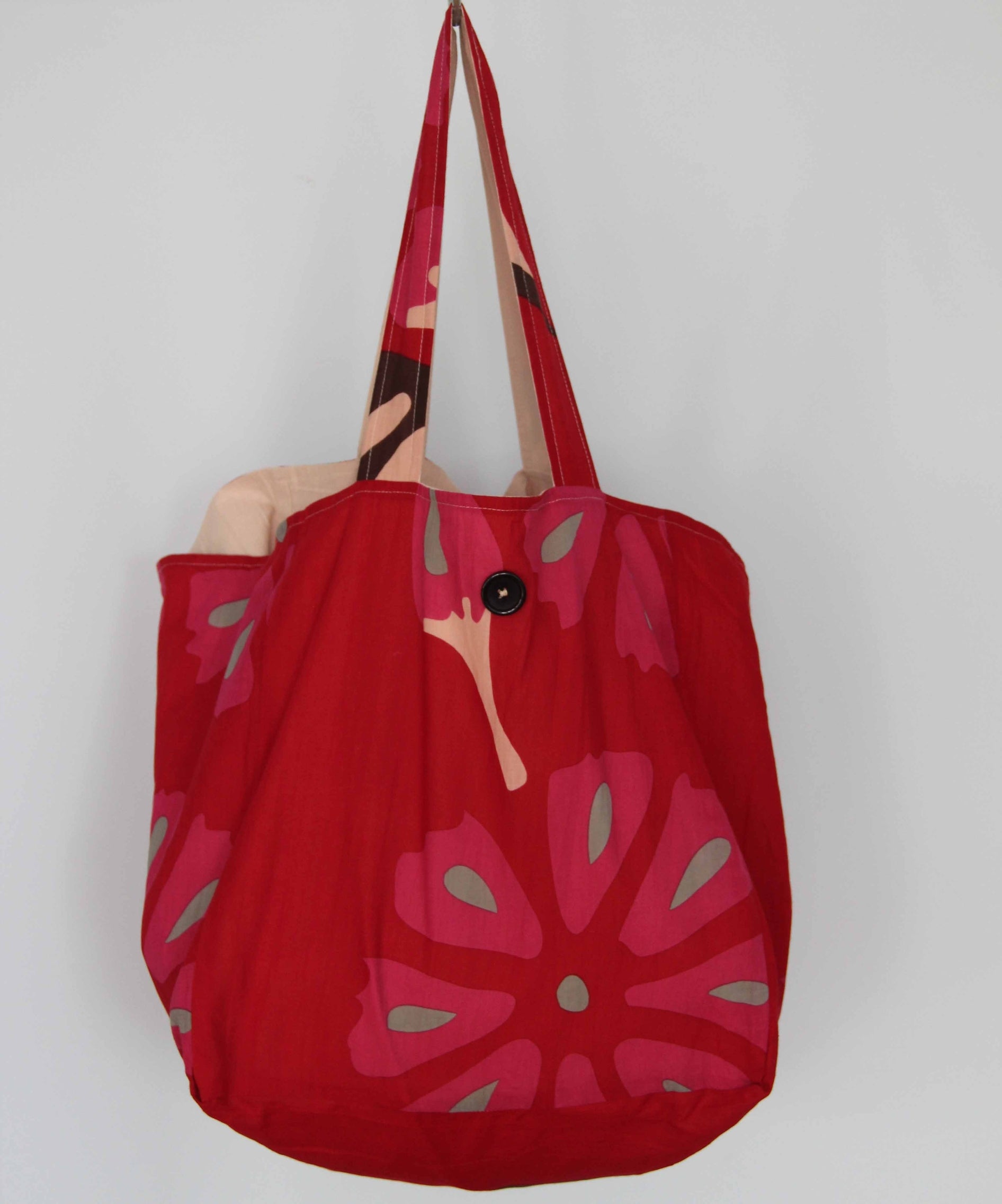 Ecuador Red Upcycling Cotton Tote