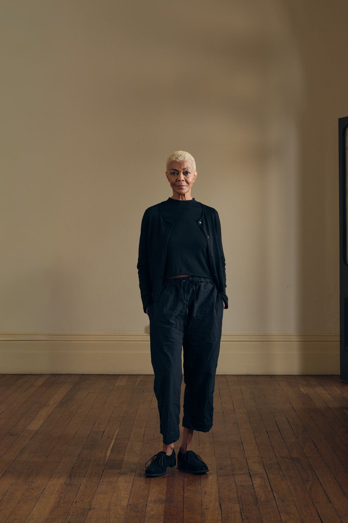 Bellamy Pant - Paper Cotton black