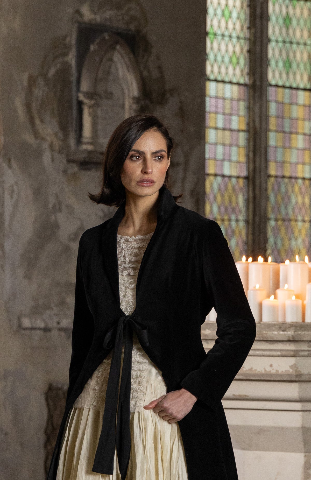 Rowena Top - Cotton Mesh Cream