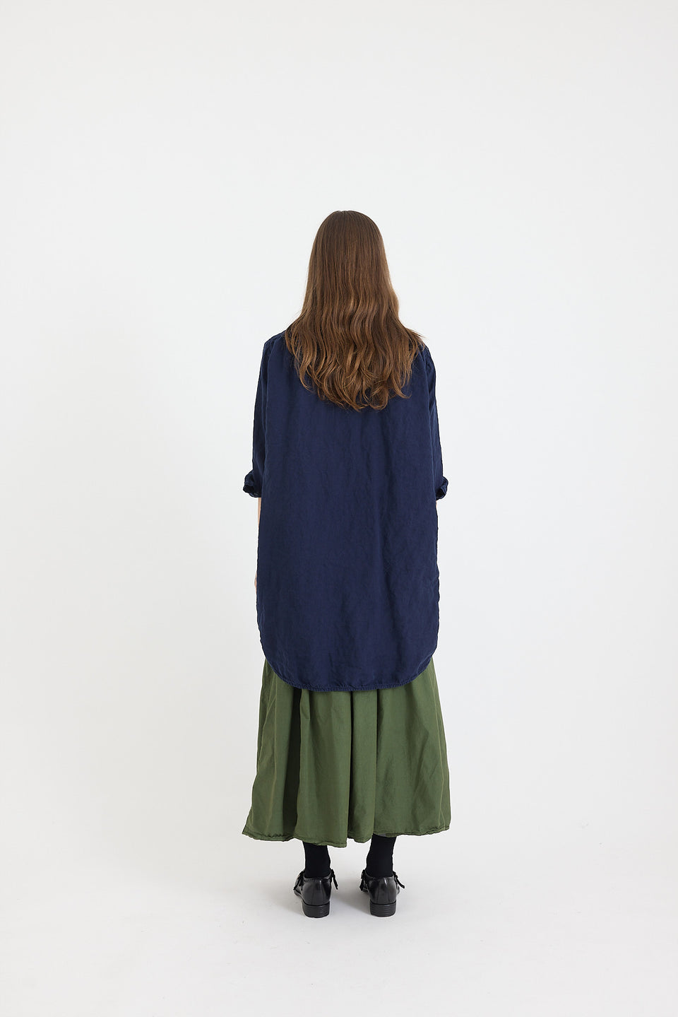 Manon Tunic - Classic Linen - Navy