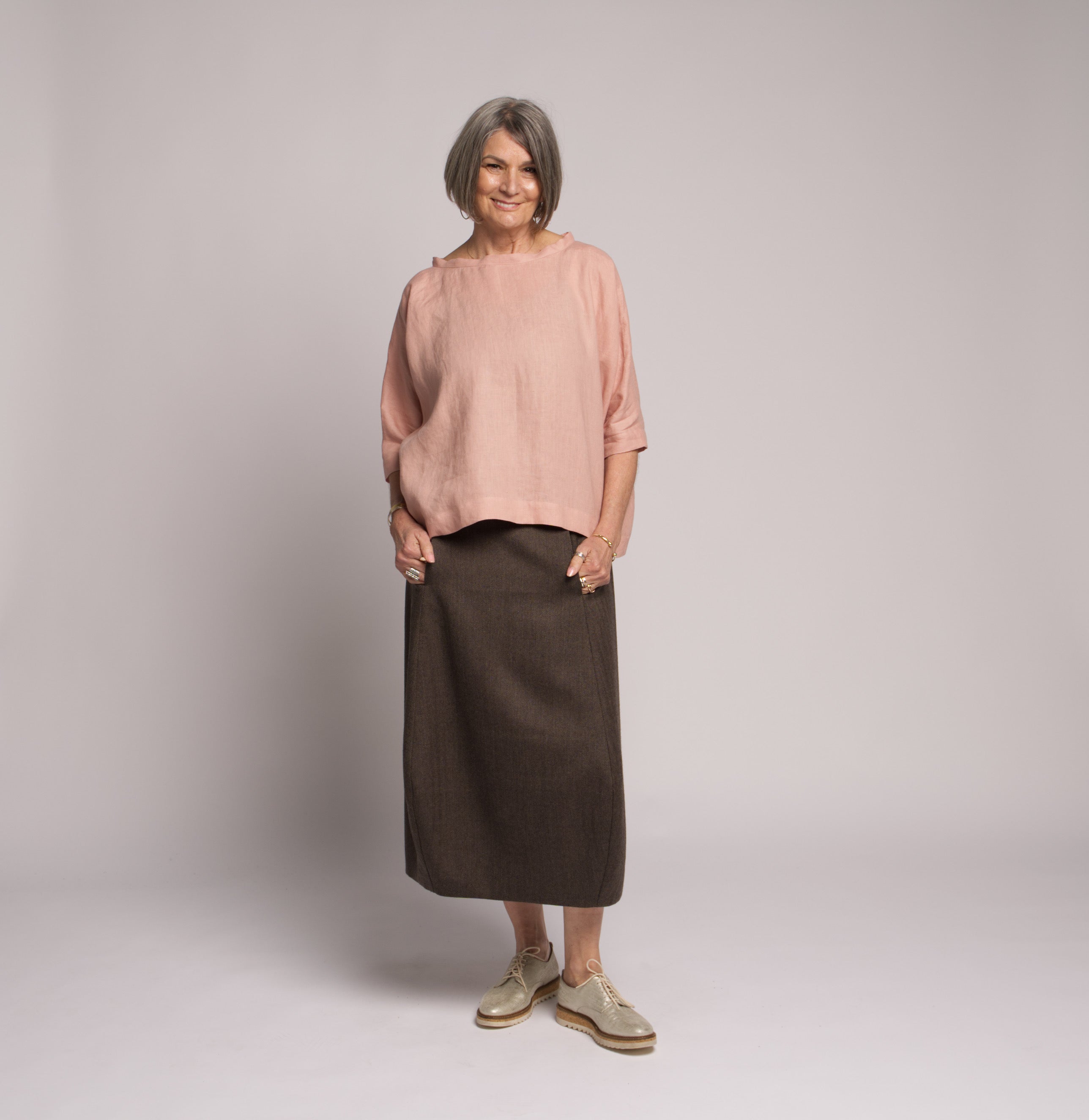 Agatha wool tweed Skirt