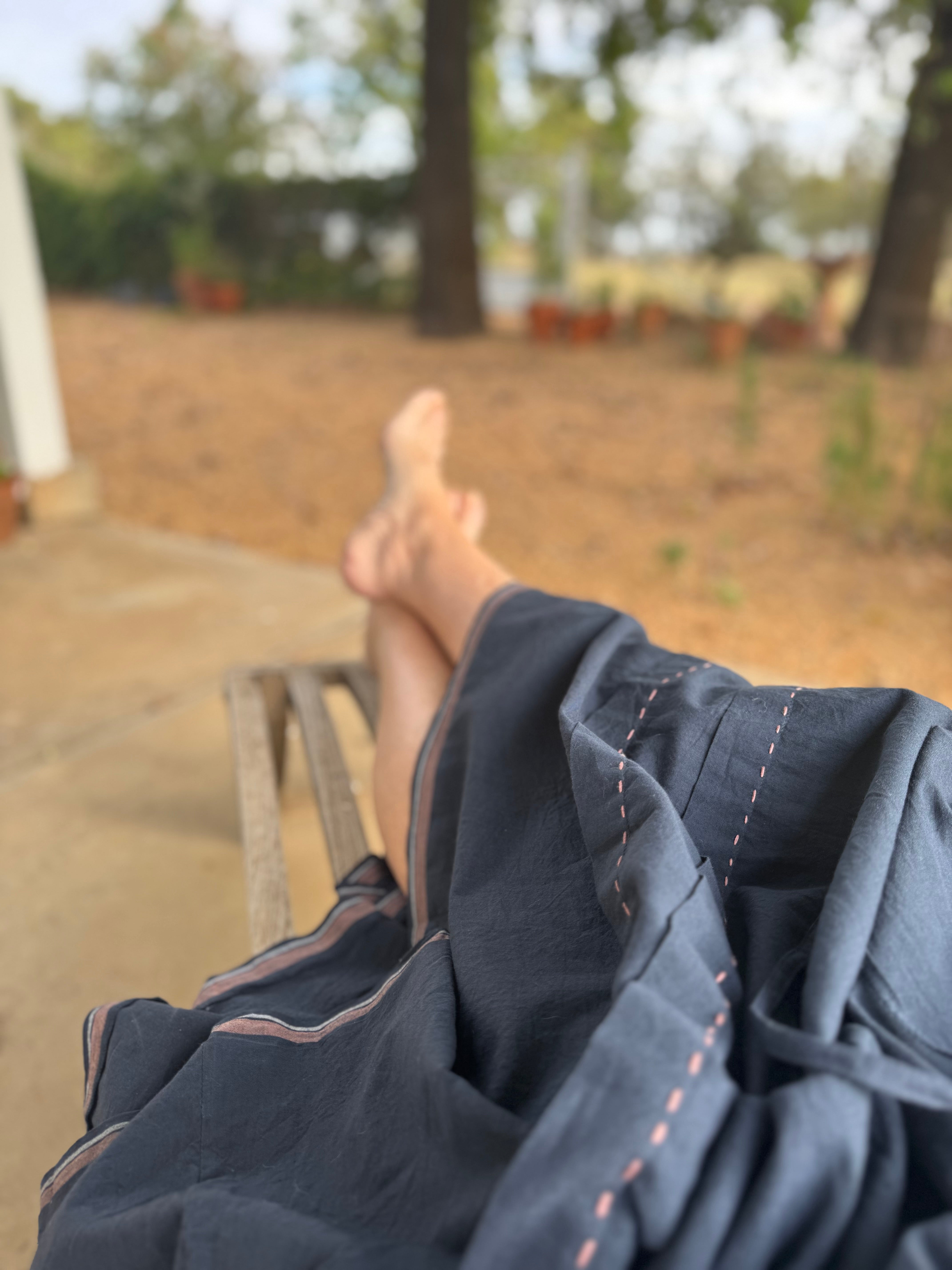 Aki Skirt - Ink Blue