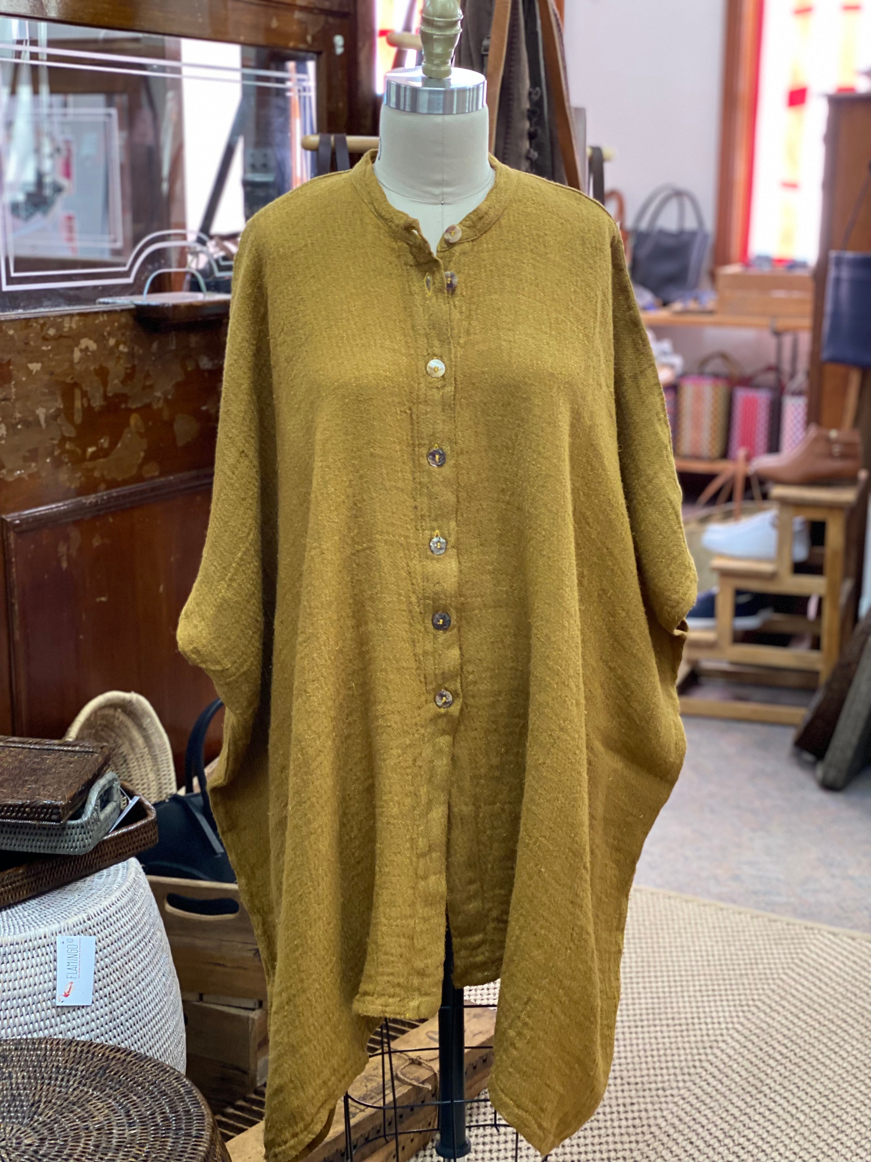 Pre-loved La Bottega Di Brunella jacket - Mustard