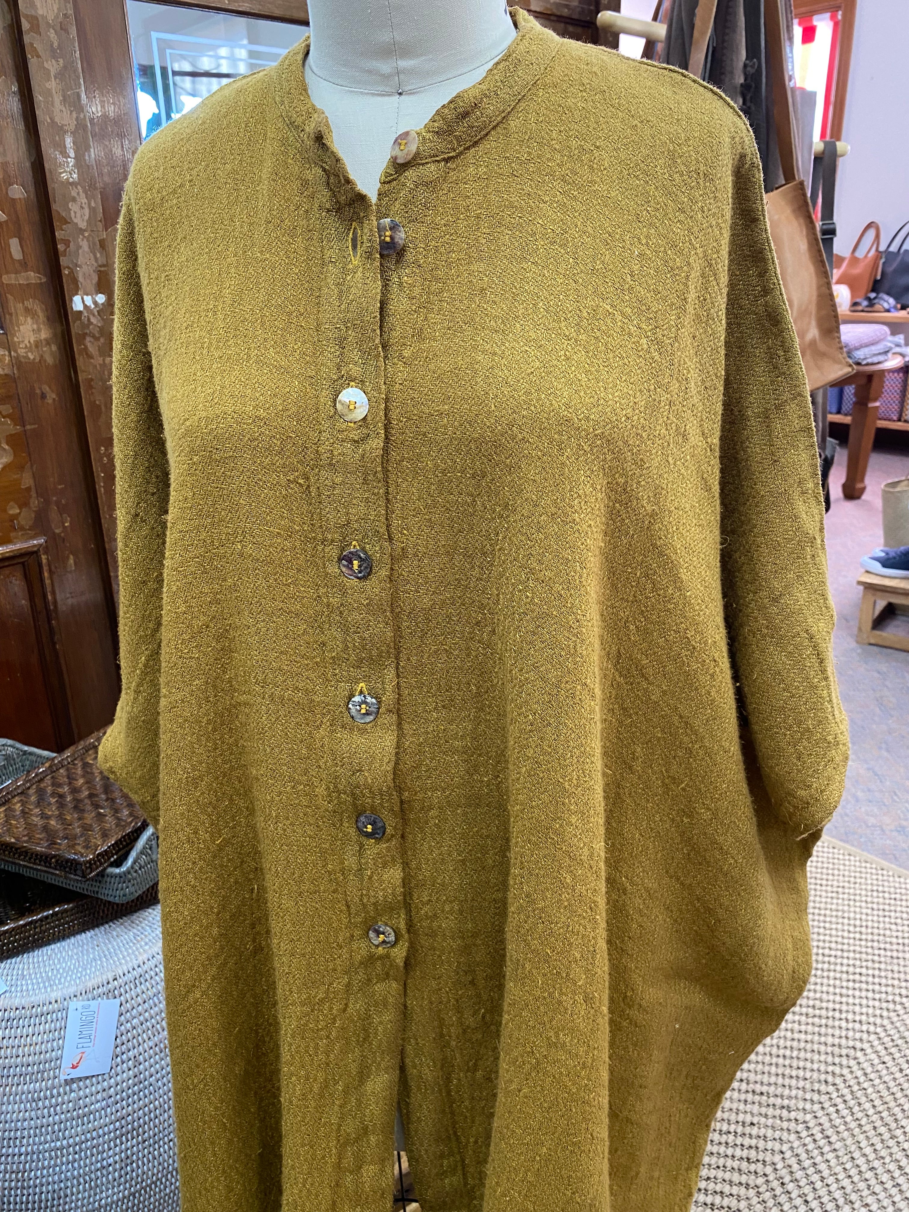 Pre-loved La Bottega Di Brunella jacket - Mustard