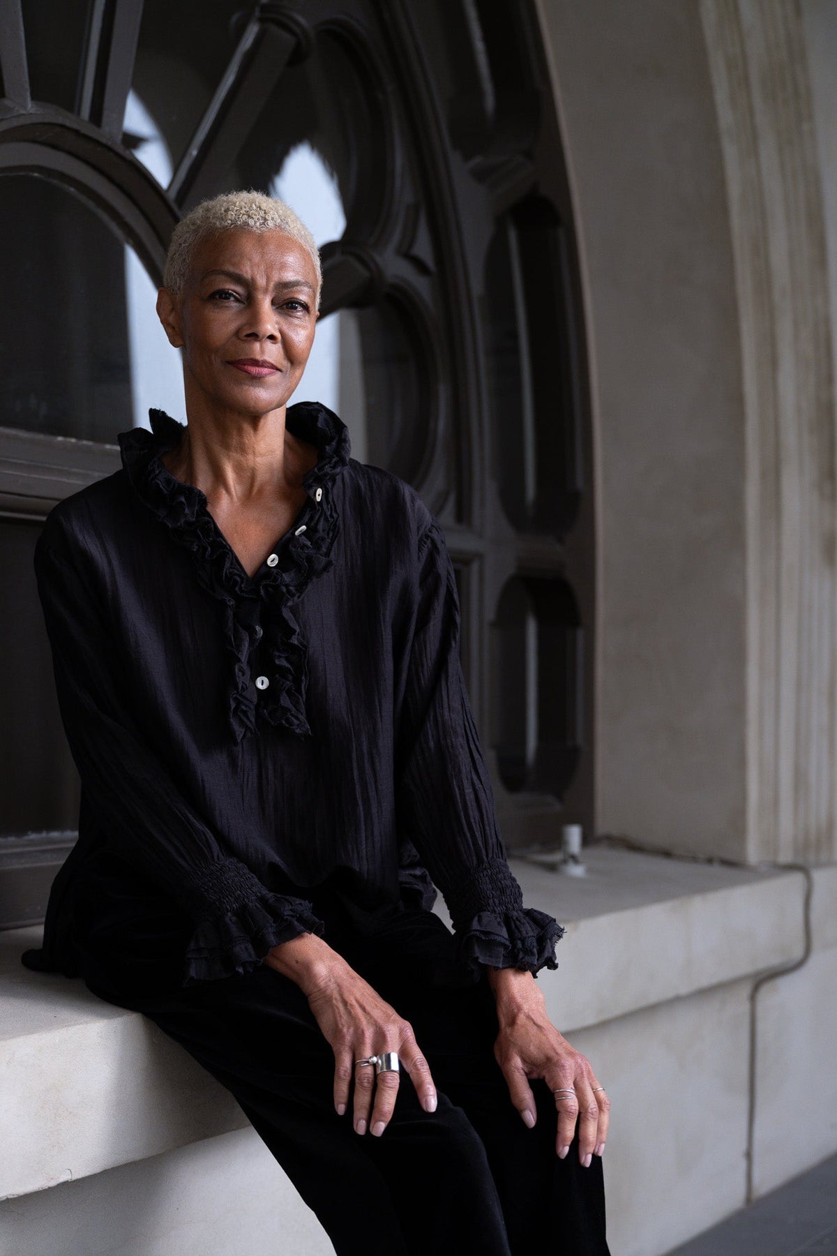 Odile Blouse - Silk Cotton black