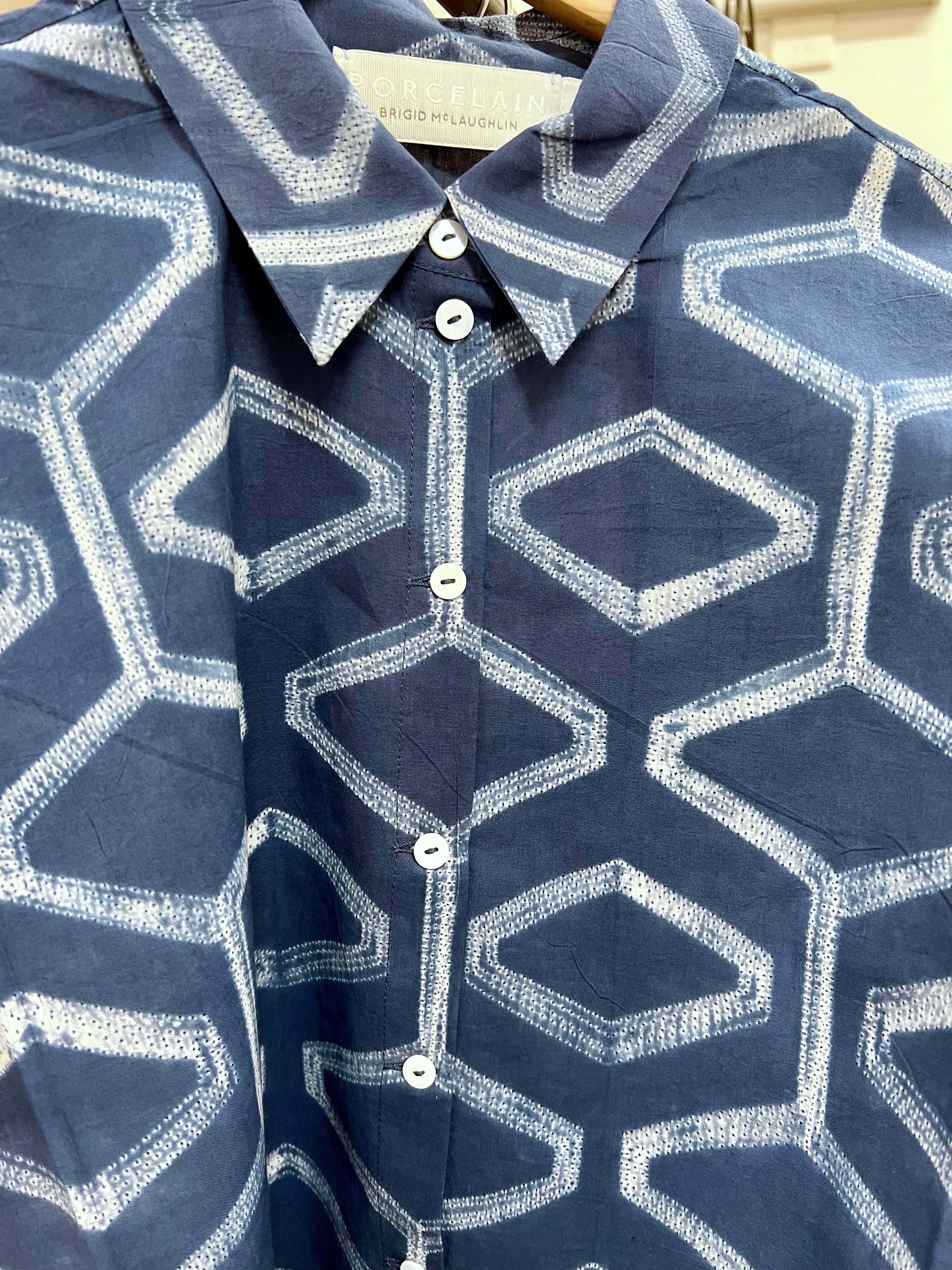 Square Cut Shirt Indigo