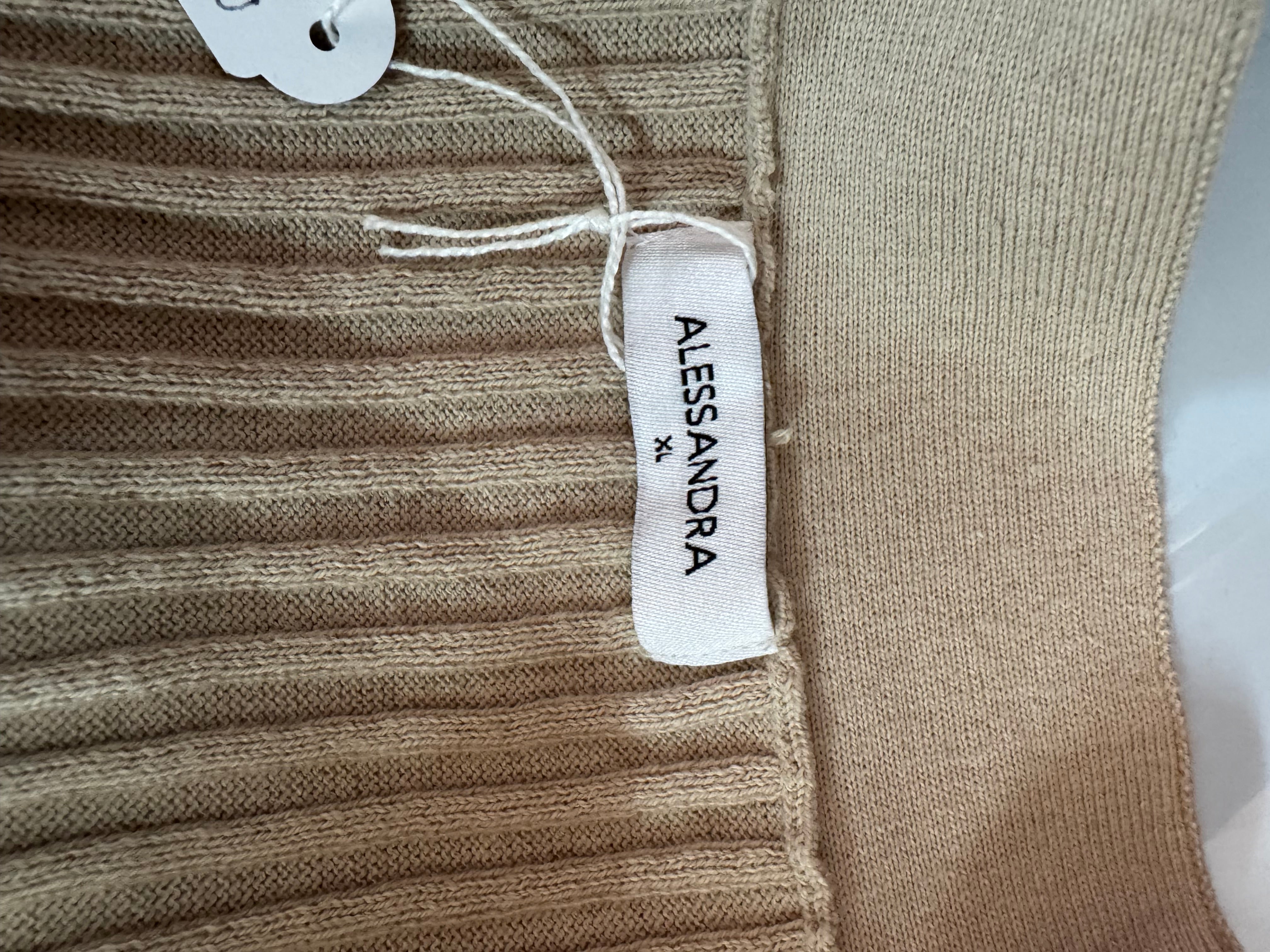 Pre-loved Alessandra cotton cashmere cardigan - oat