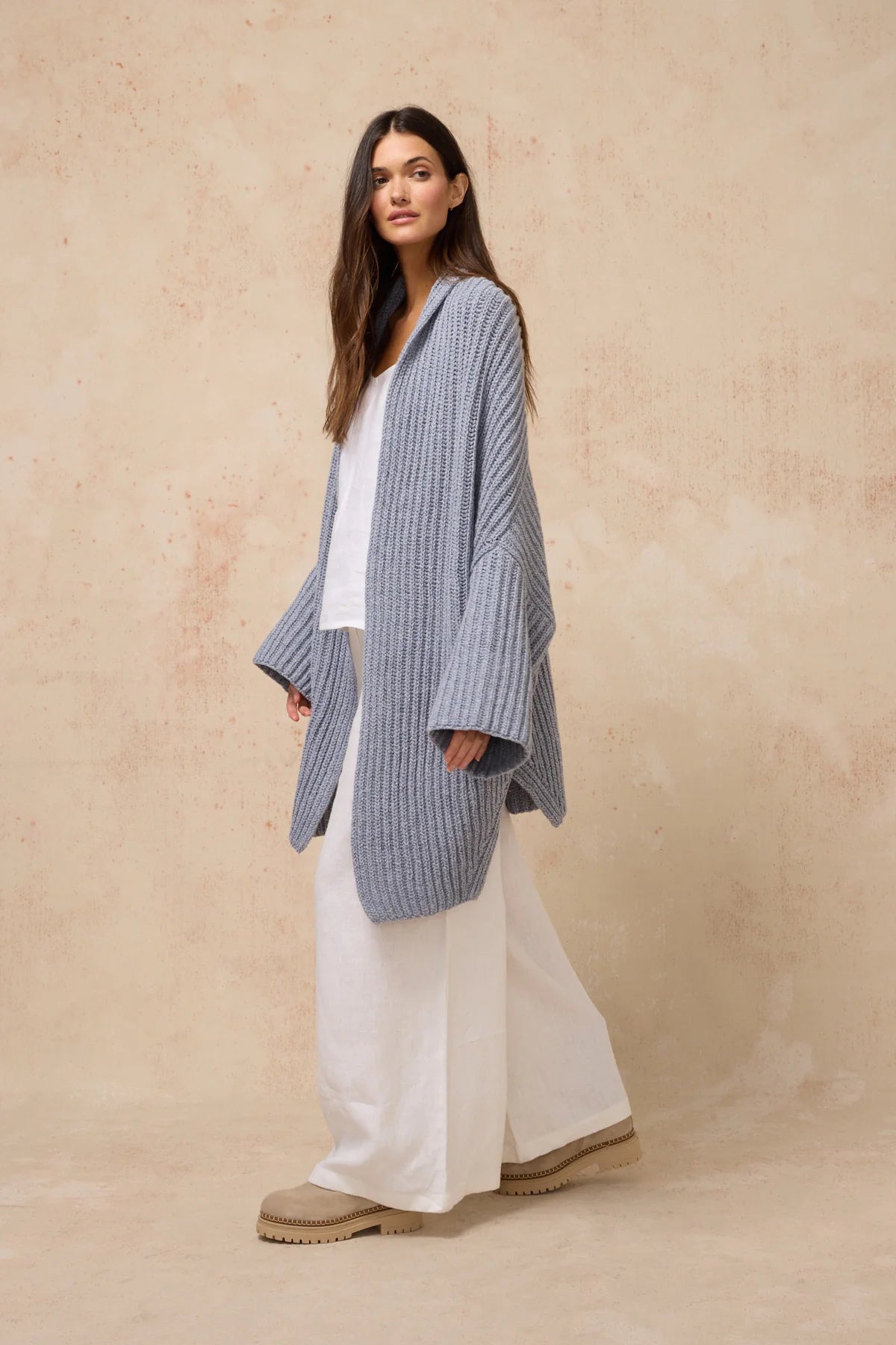 Gusty Wool Jacket - Light Denim