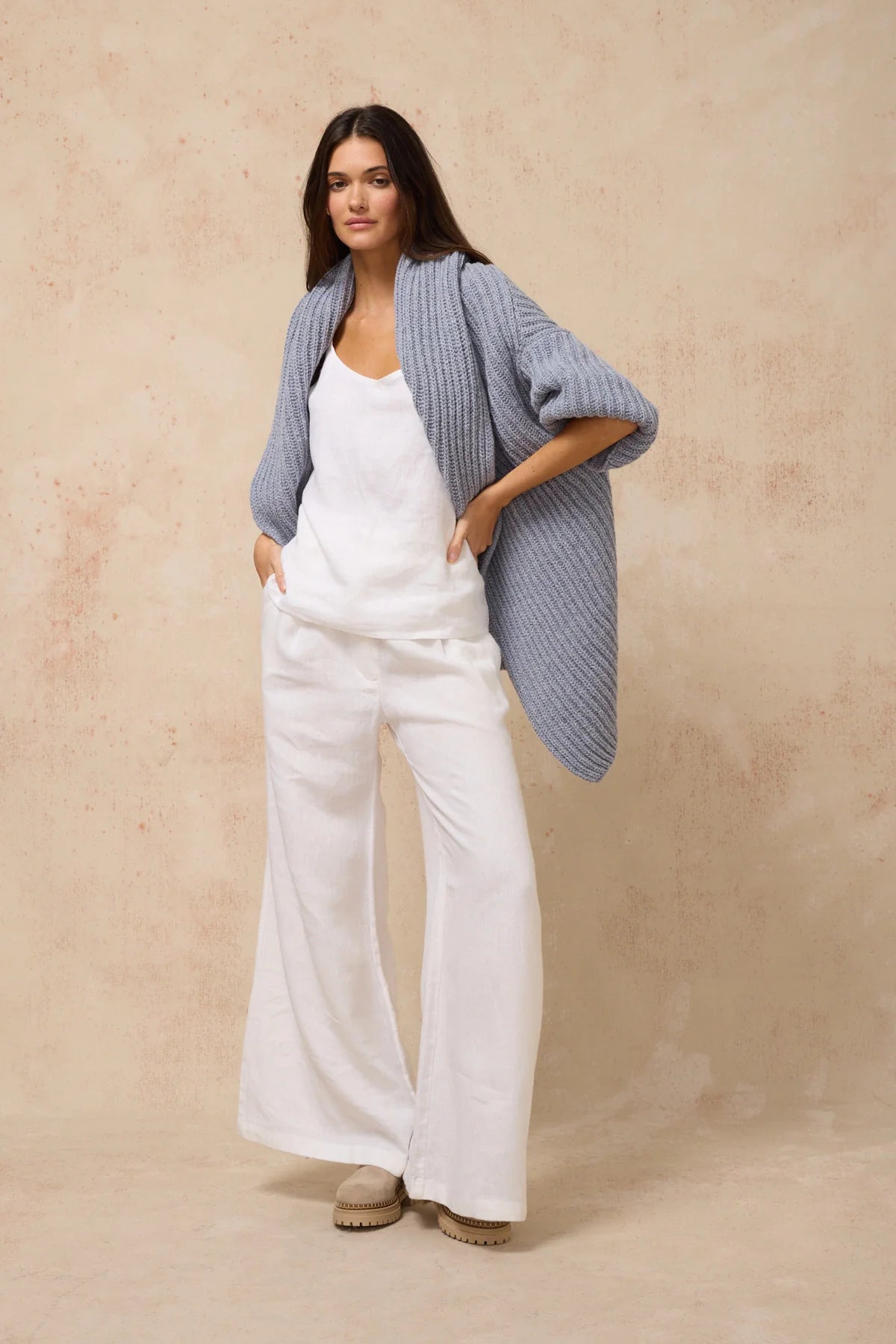 Gusty Wool Jacket - Light Denim