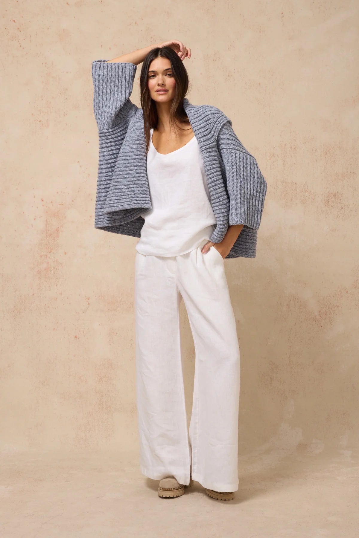 Gusty Wool Jacket - Light Denim