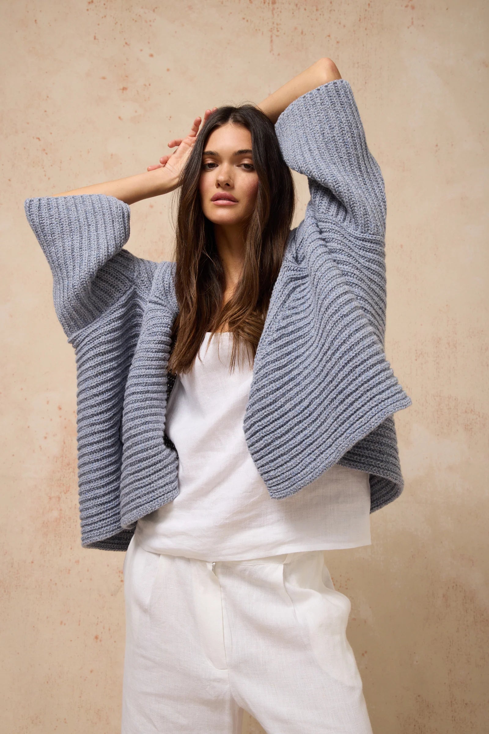 Gusty Wool Jacket - Light Denim