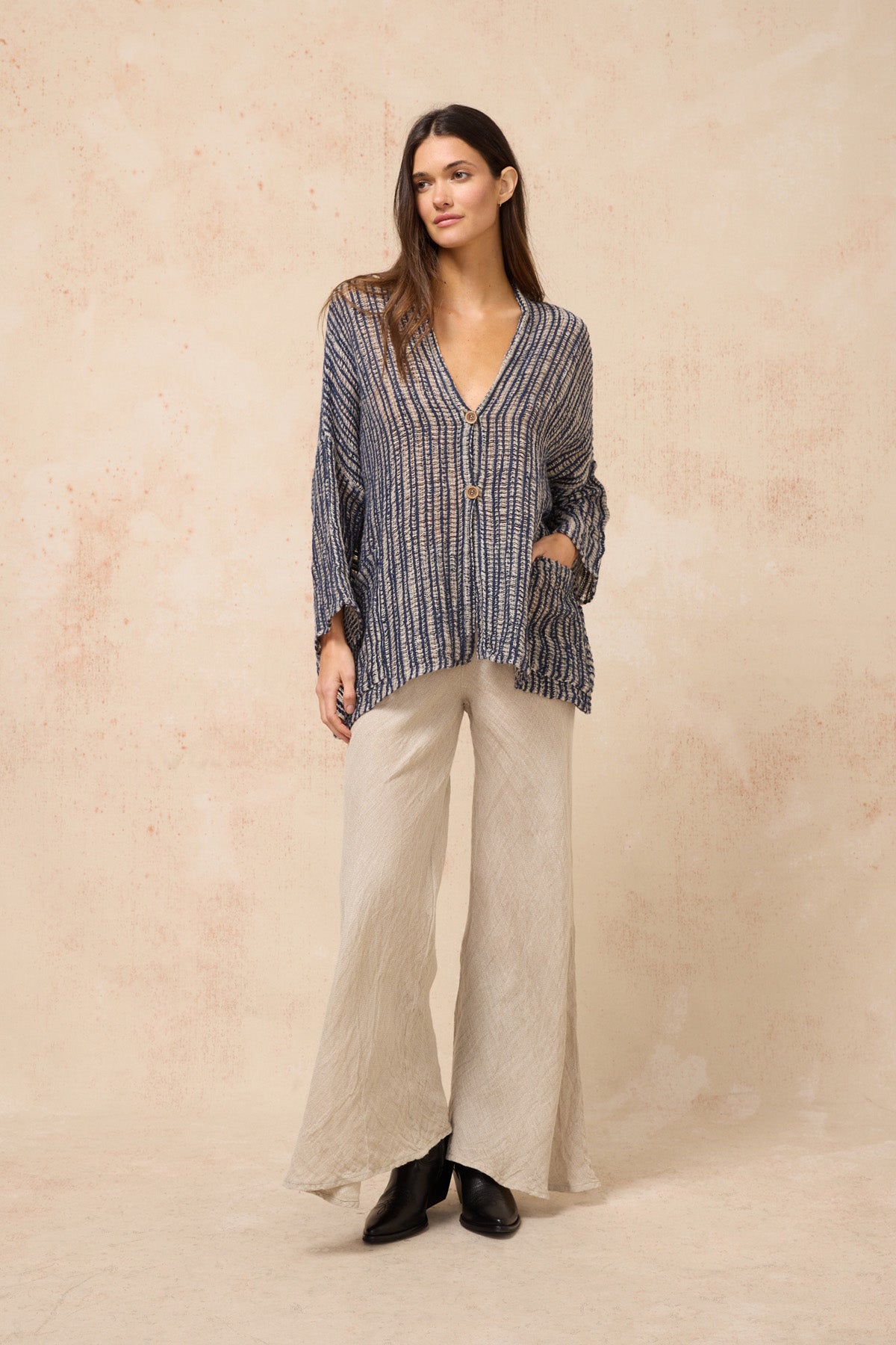 Aurora Jacket - Cestino Blue Notte