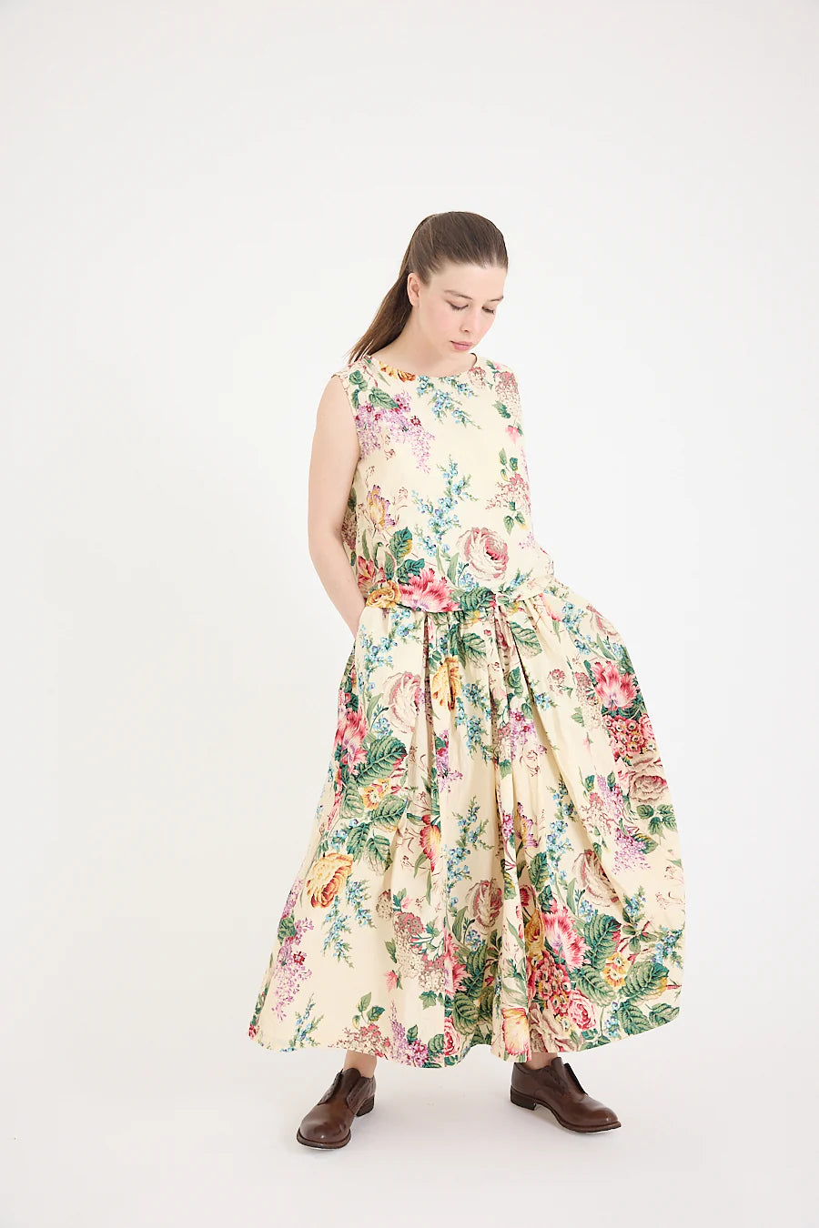 Ulla Skirt in Bouquet Print