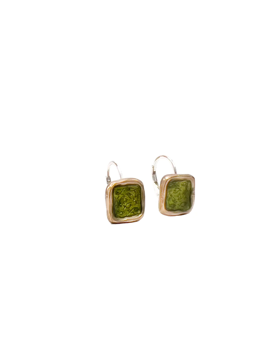 QUADRATINO EARRINGS - Green