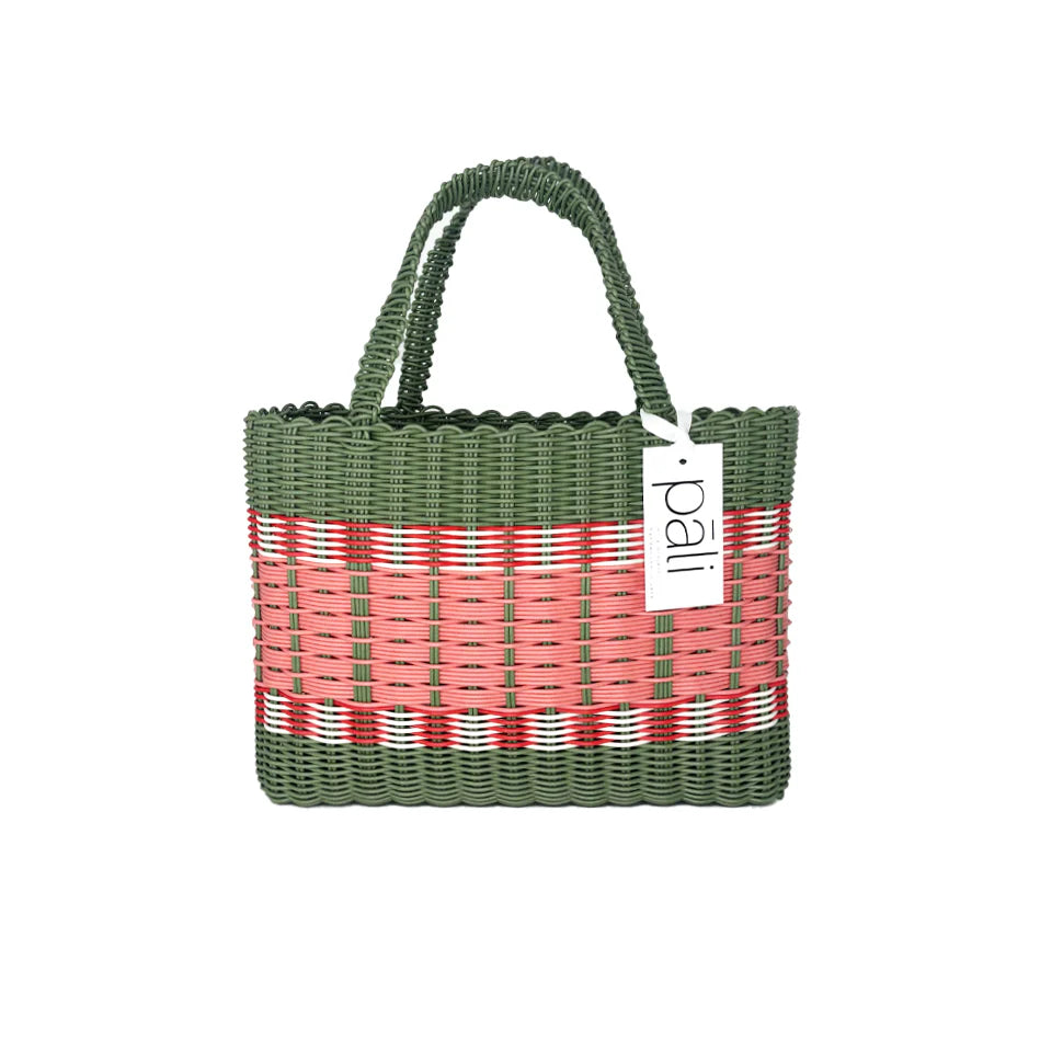 Pali Stripe Khaki Bag - Extra Large