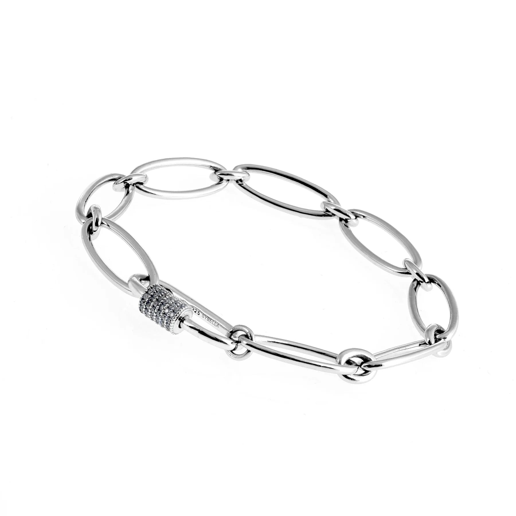 Aubrey Silver Link Bracelet
