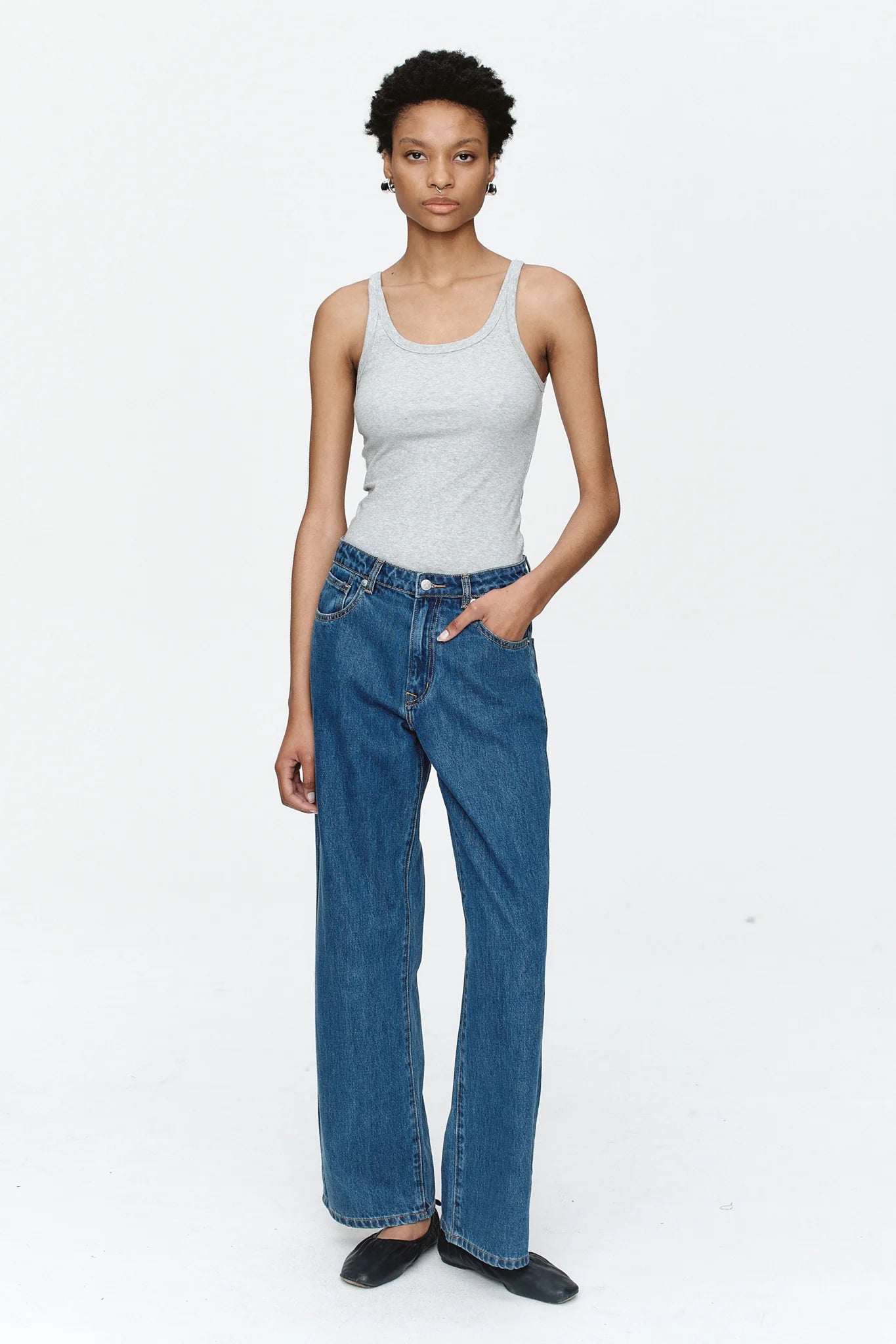 Wide Leg Jean HERITAGE BLUE
