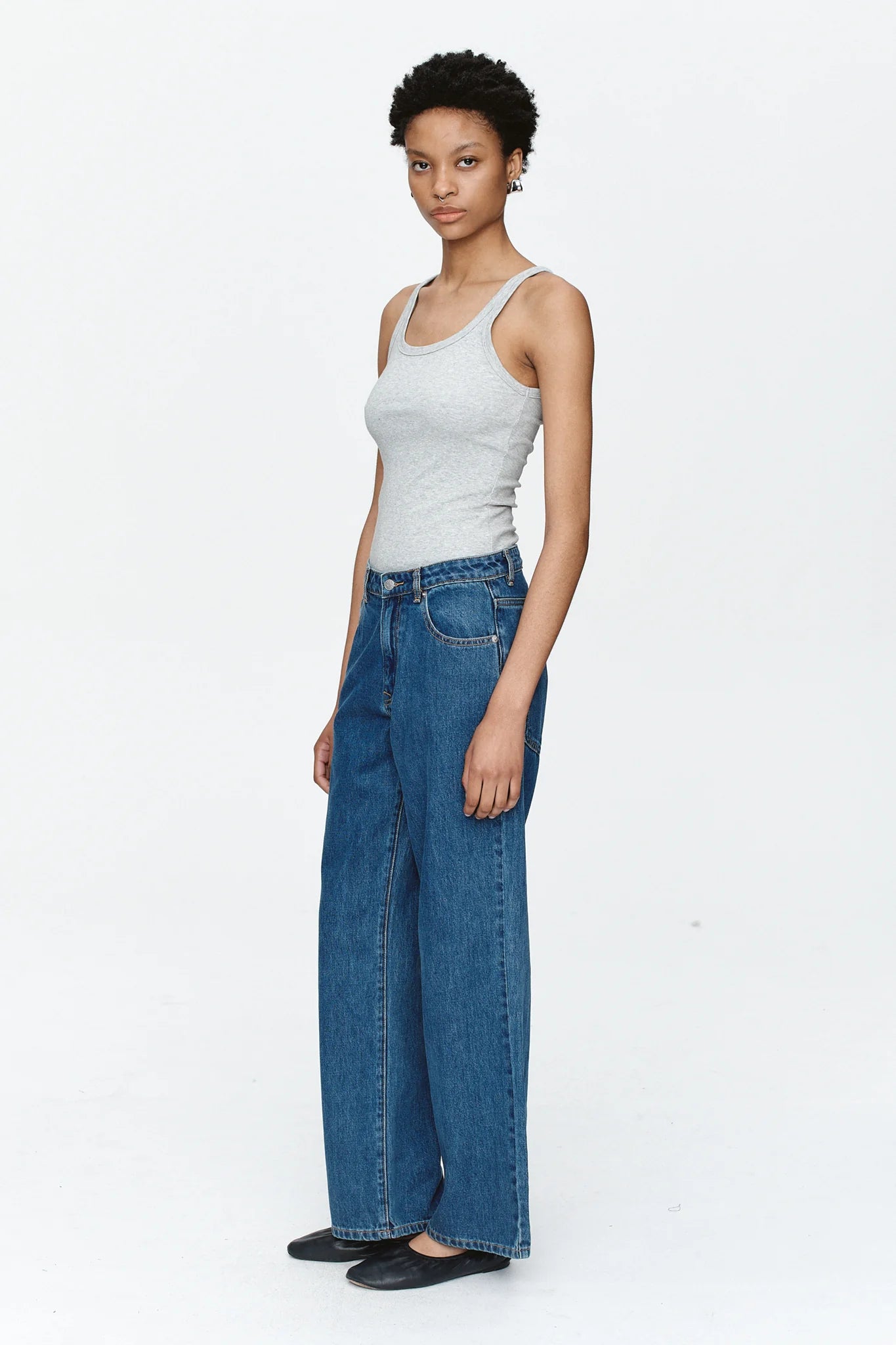 Wide Leg Jean HERITAGE BLUE