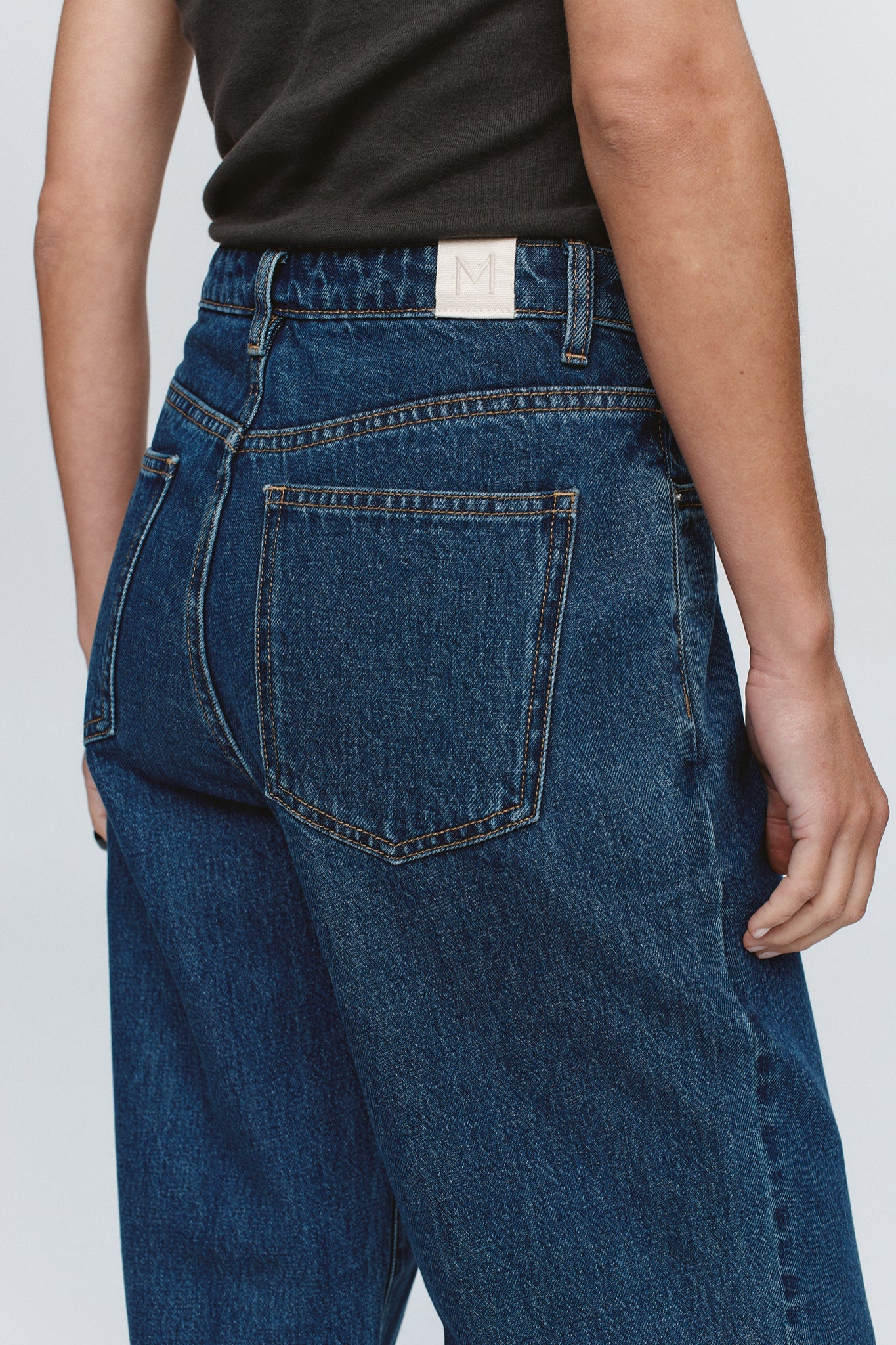 Wide Leg Jean WASHED INDIGO