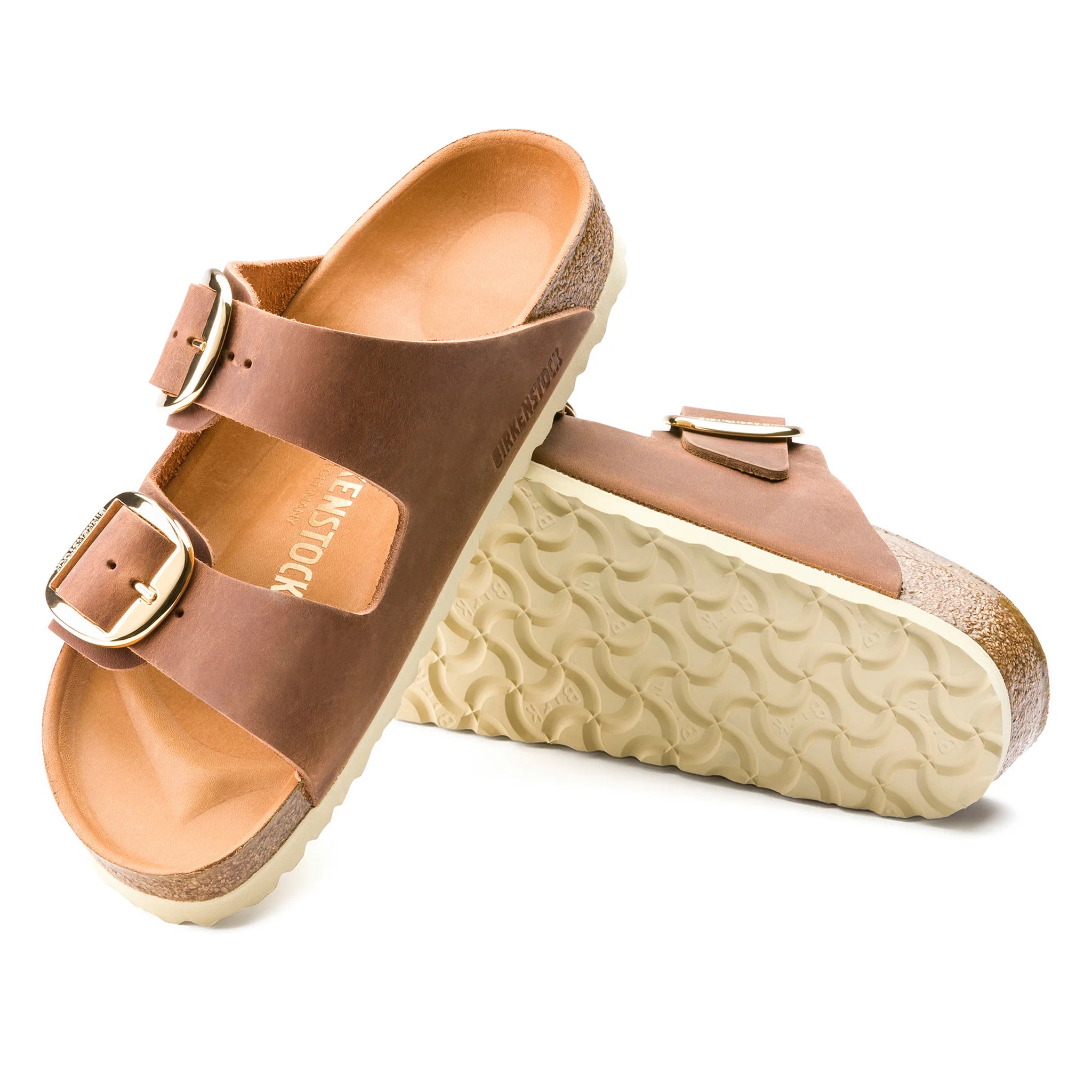 Arizona Arizona Big Buckle Cognac Oiled Leather