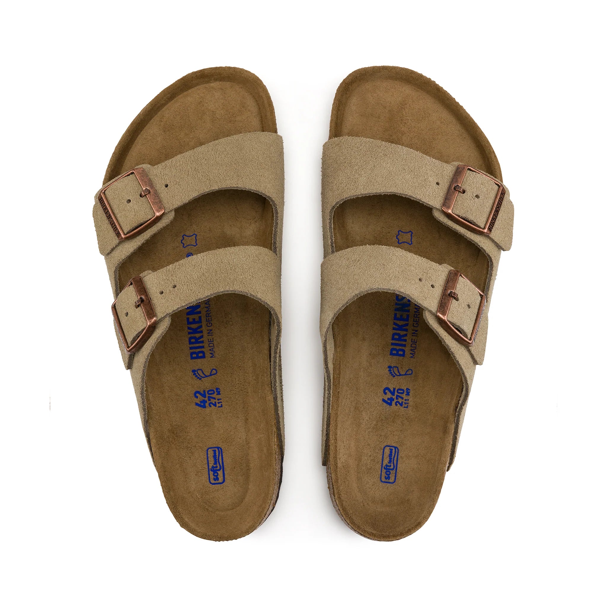Arizona SFB Taupe Suede Leather regular