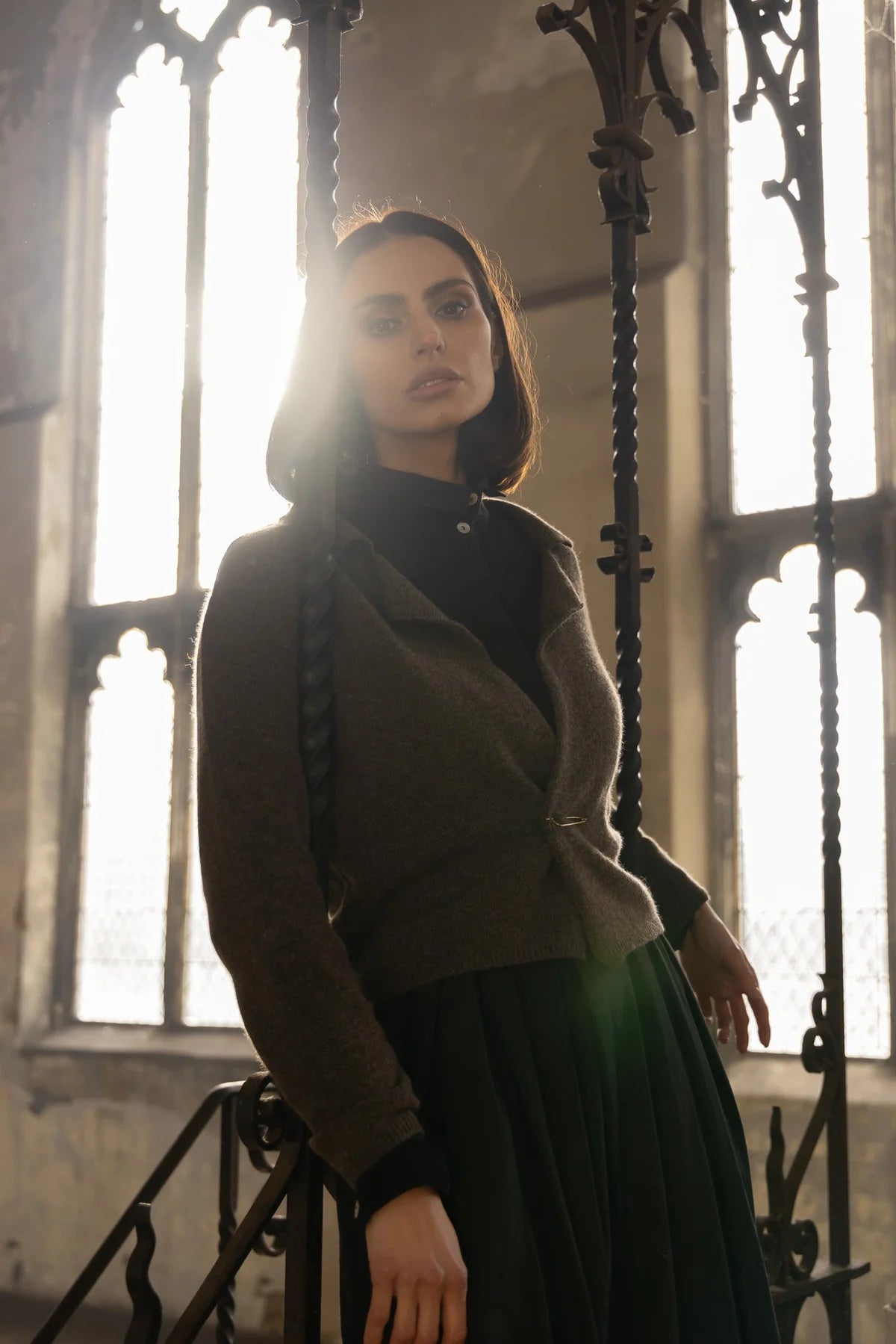 Binx Cardigan - Wool Chocolate