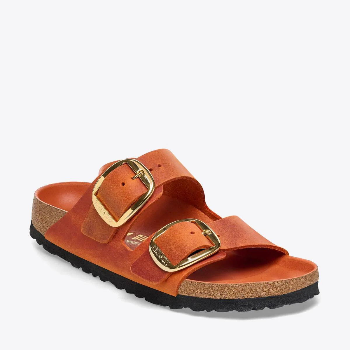 Arizona big buckle oiled leather - burnt orange