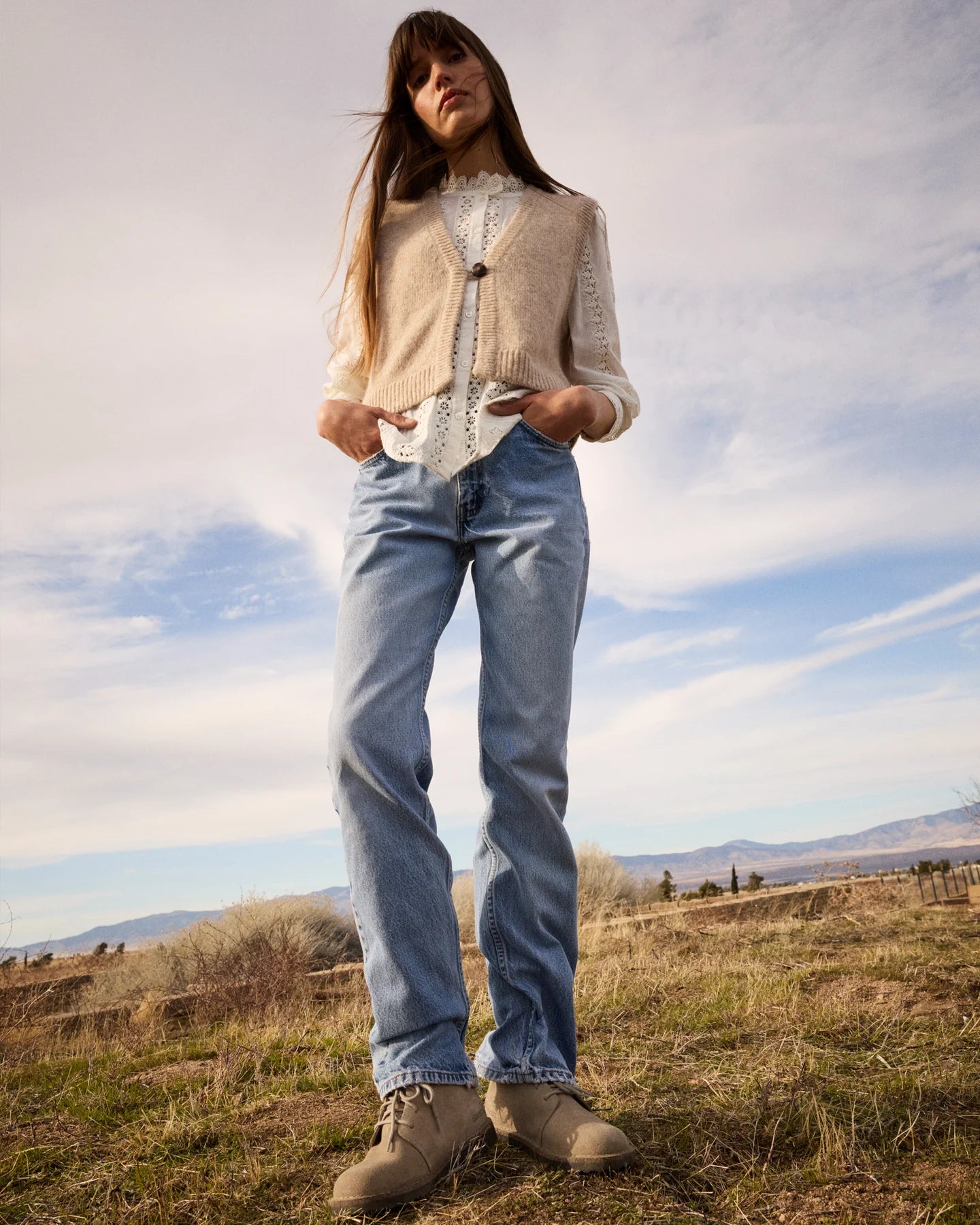 Uppsala Mid Taupe Suede Leather