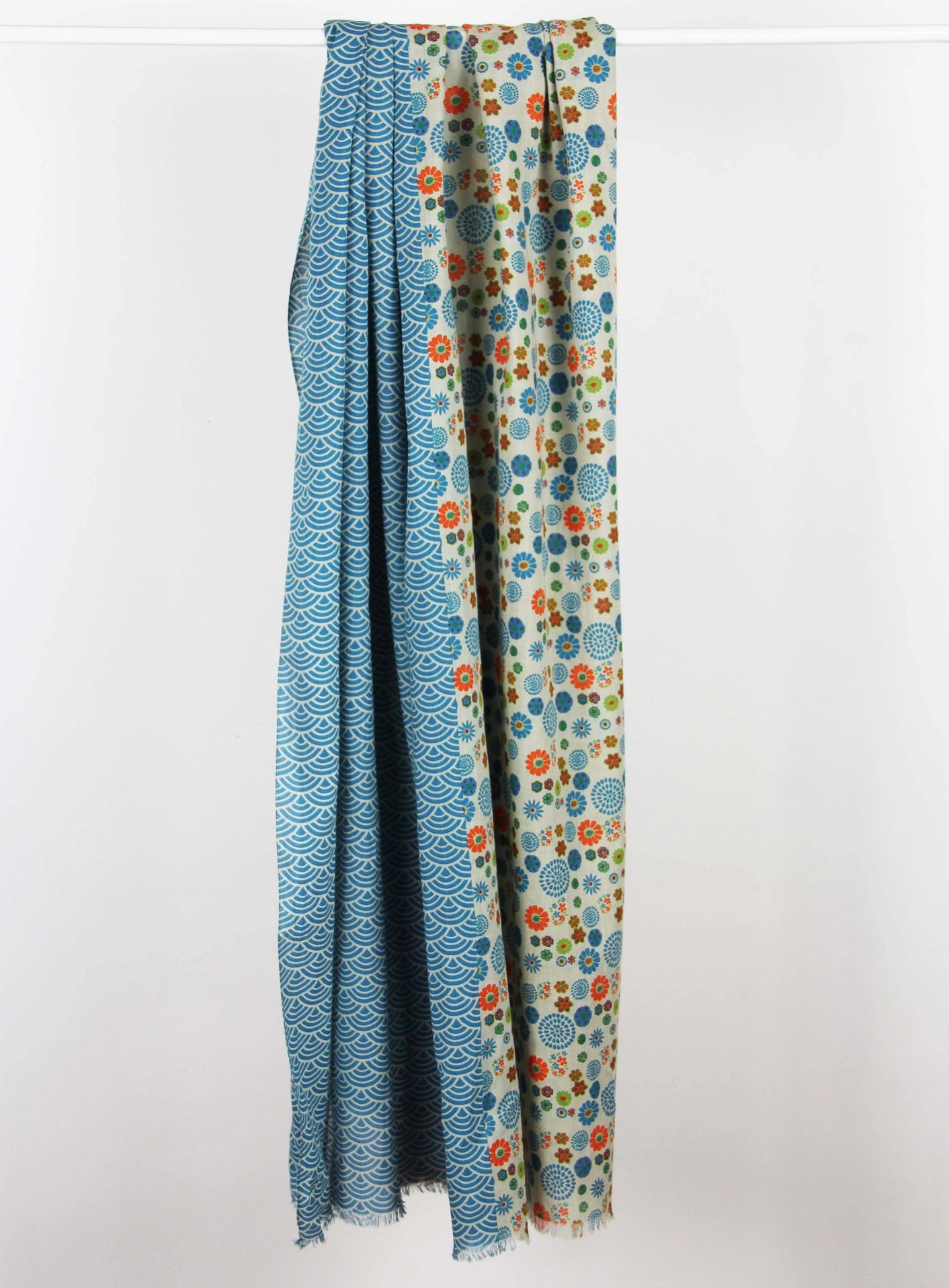 Organic Cotton Scarf Kohana Blue