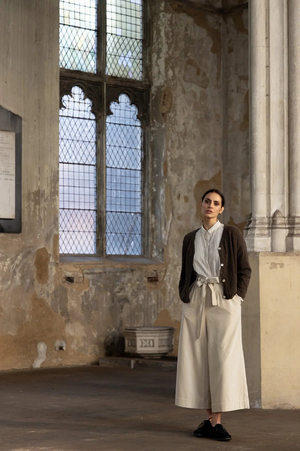 Freya Cardigan Wool - Chocolate