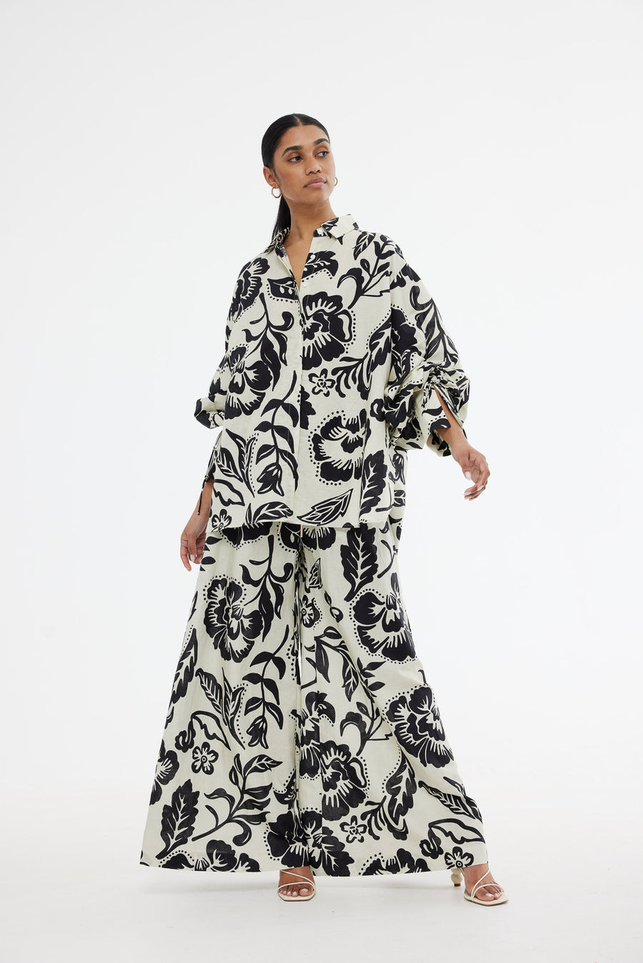 Hampton Pant - Sea Floral Print
