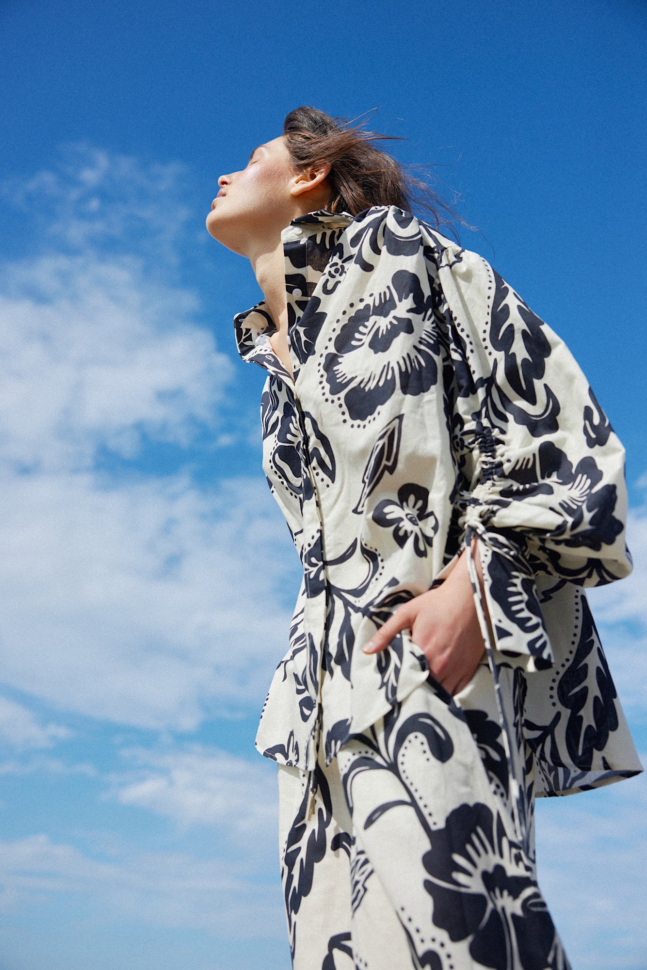 Hampton Pant - Sea Floral Print