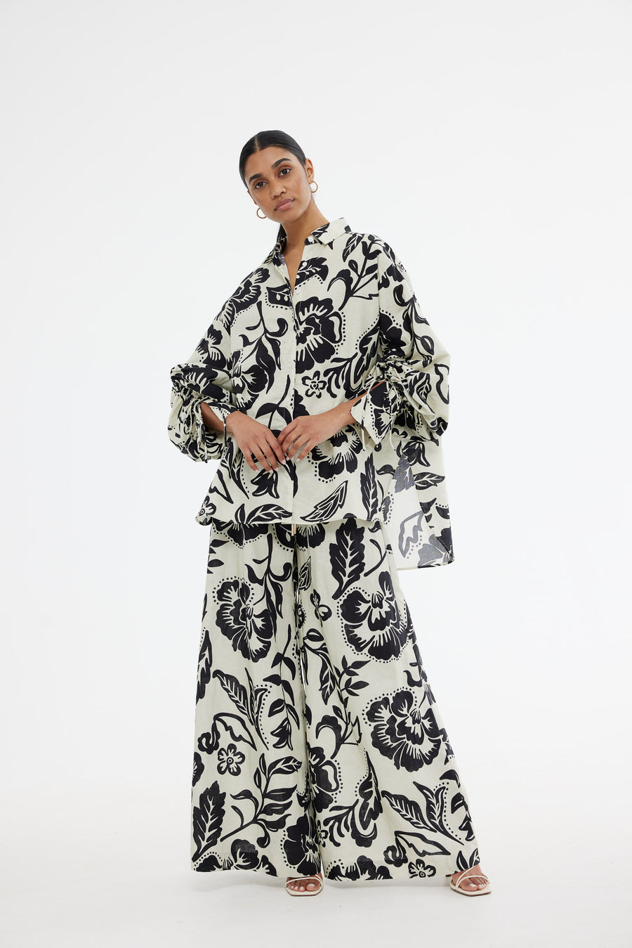 Hampton Pant - Sea Floral Print