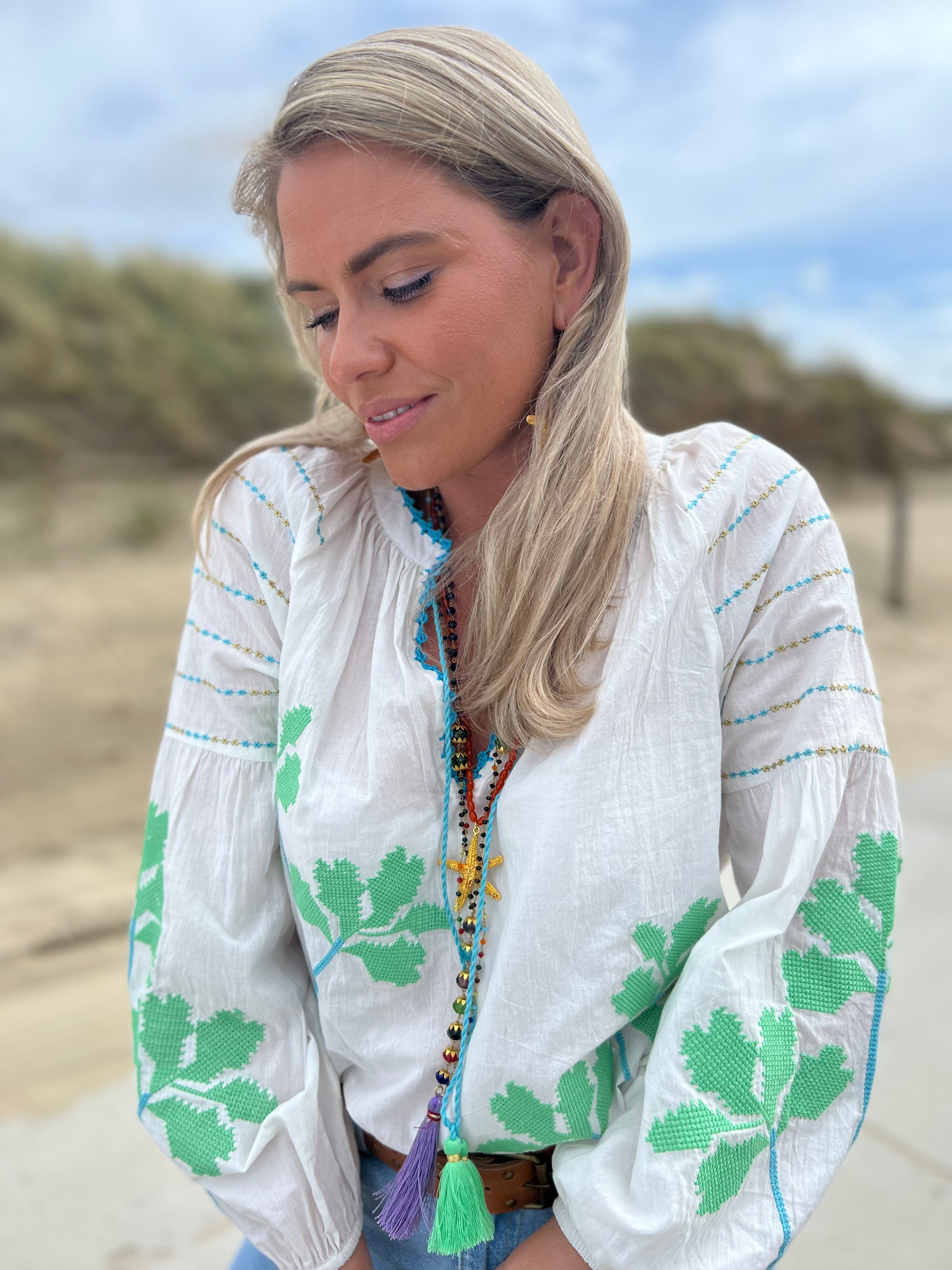 Sea Green Blouse