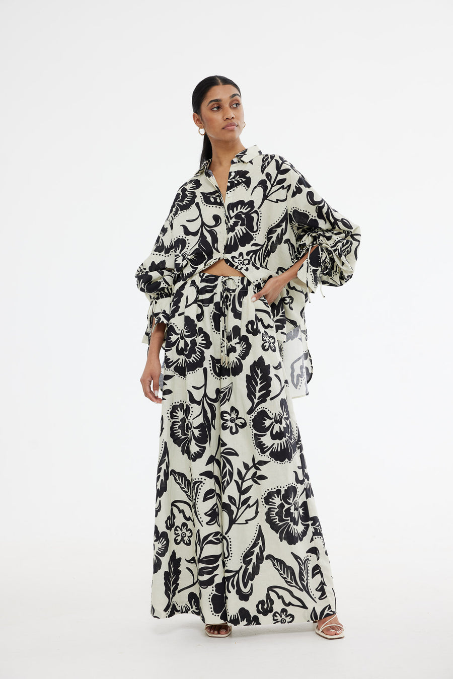 Hampton Pant - Sea Floral Print