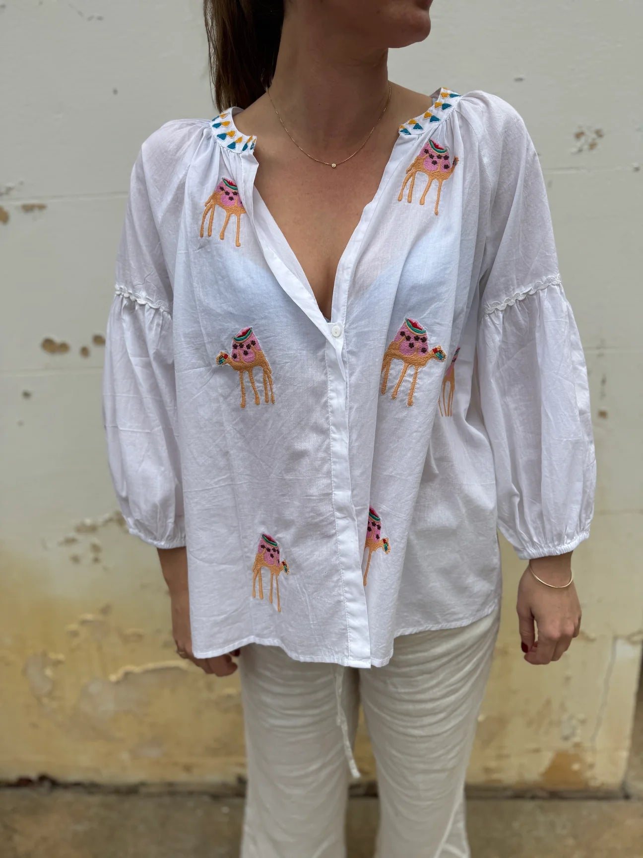 Camel Train Cotton Top