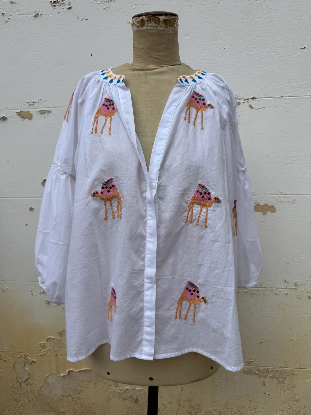 Camel Train Cotton Top
