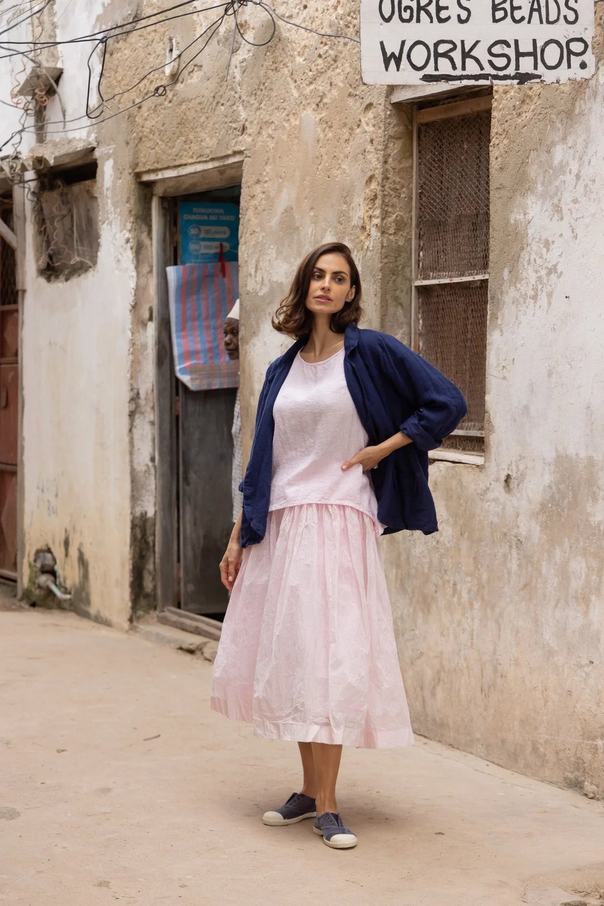 Nyx Tutu Skirt Long - Cotton Organdy - Pink