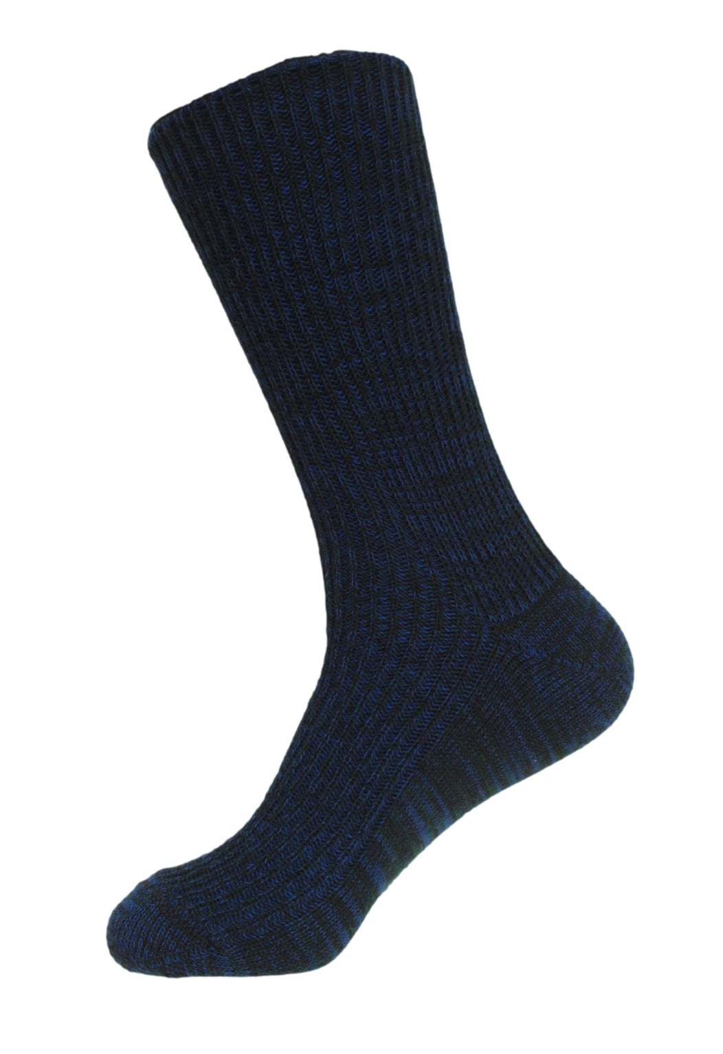 Otto Ribbed Merino - Black/Blue/Bottle