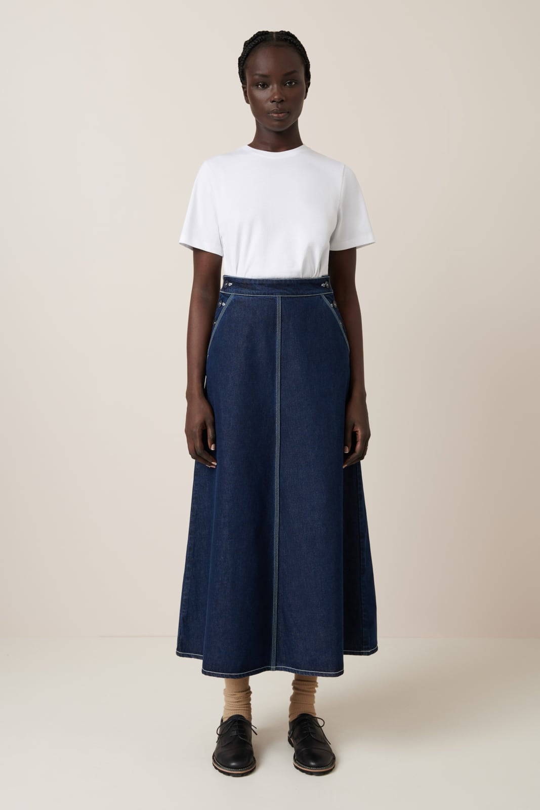 Piper Skirt - indigo denim