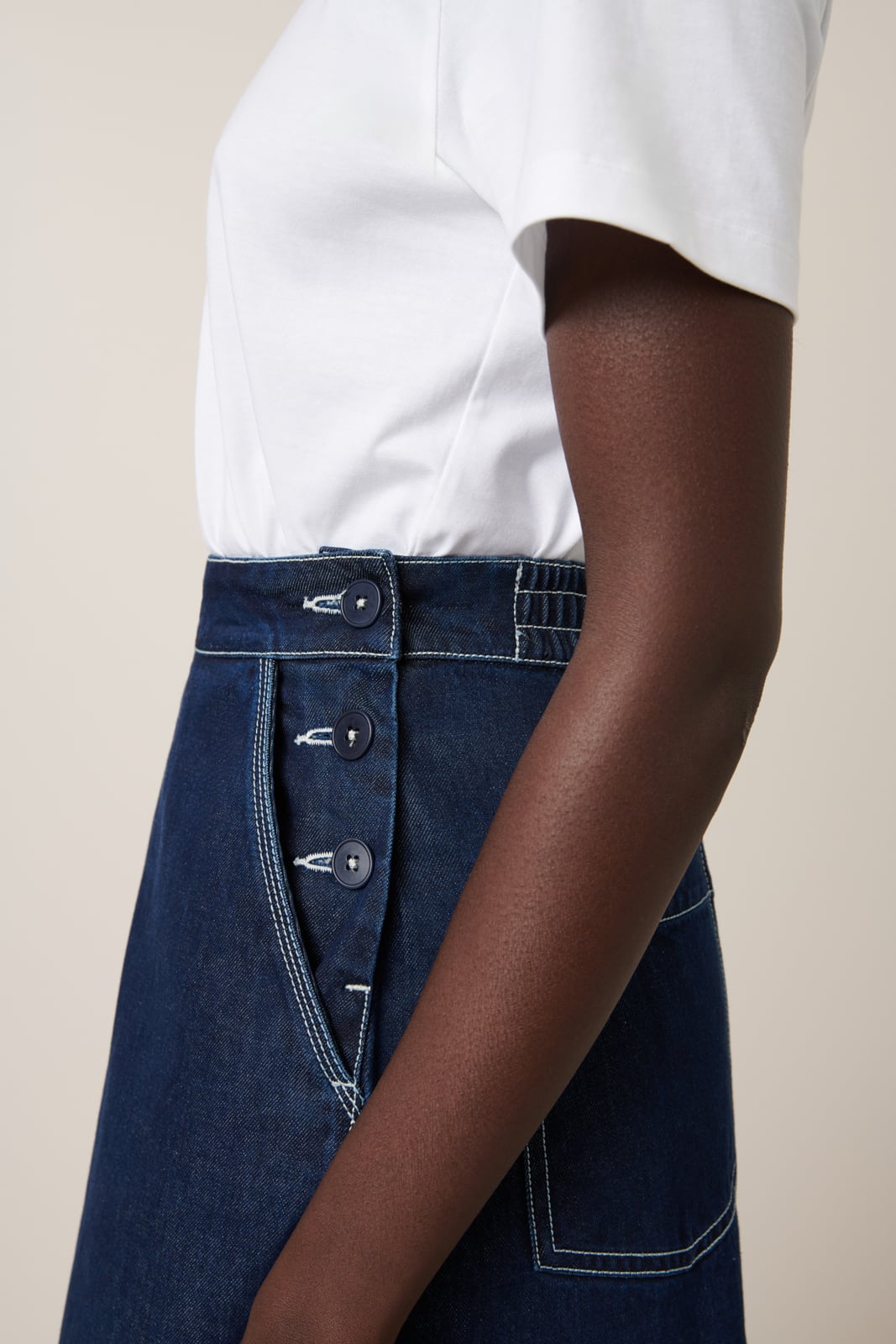Piper Skirt - indigo denim