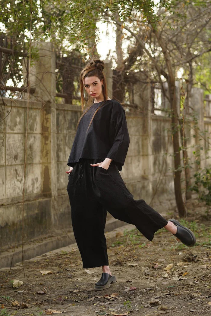 Remy Pants Cotton Twill - Black