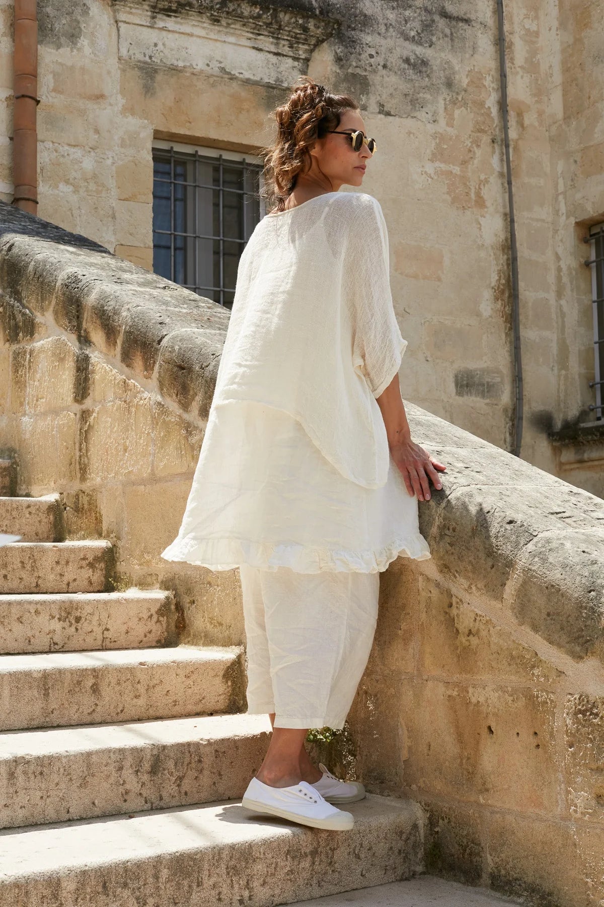 Remy Pants Linen - Warm White