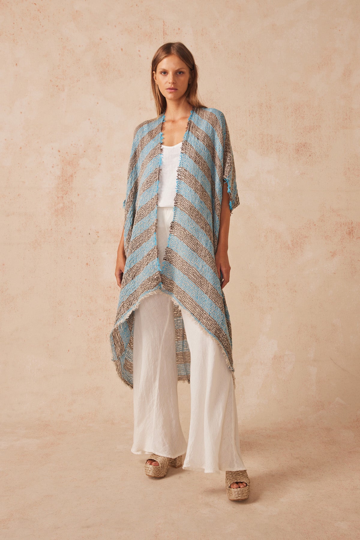 SARDEGNA DUSTER COAT - Leccce Blue Chocolate