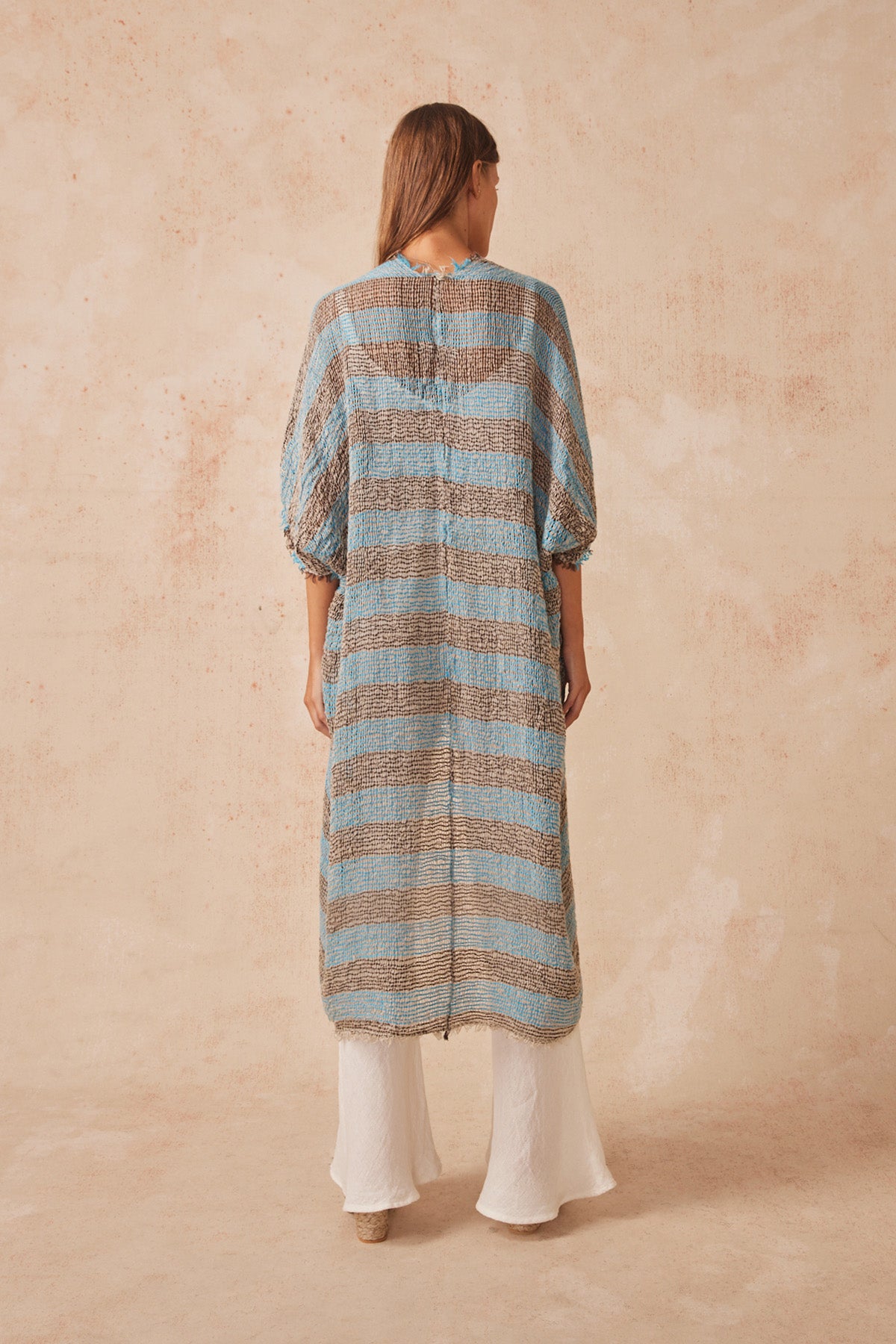 SARDEGNA DUSTER COAT - Leccce Blue Chocolate