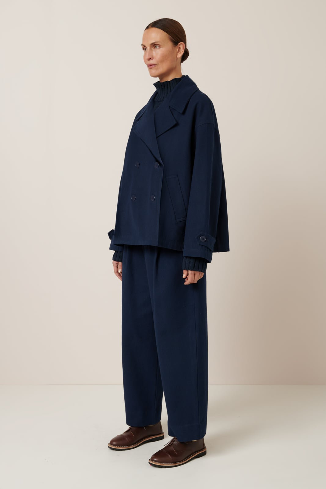 Silhouette Jacket - Navy