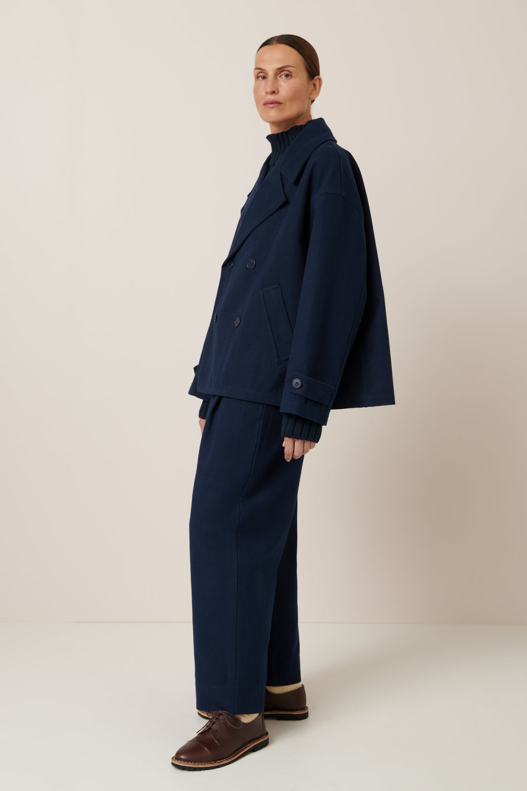 Silhouette Jacket - Navy