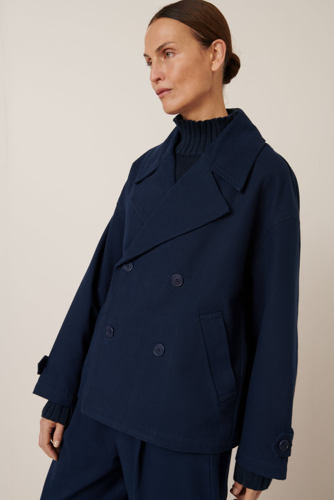 Silhouette Jacket - Navy