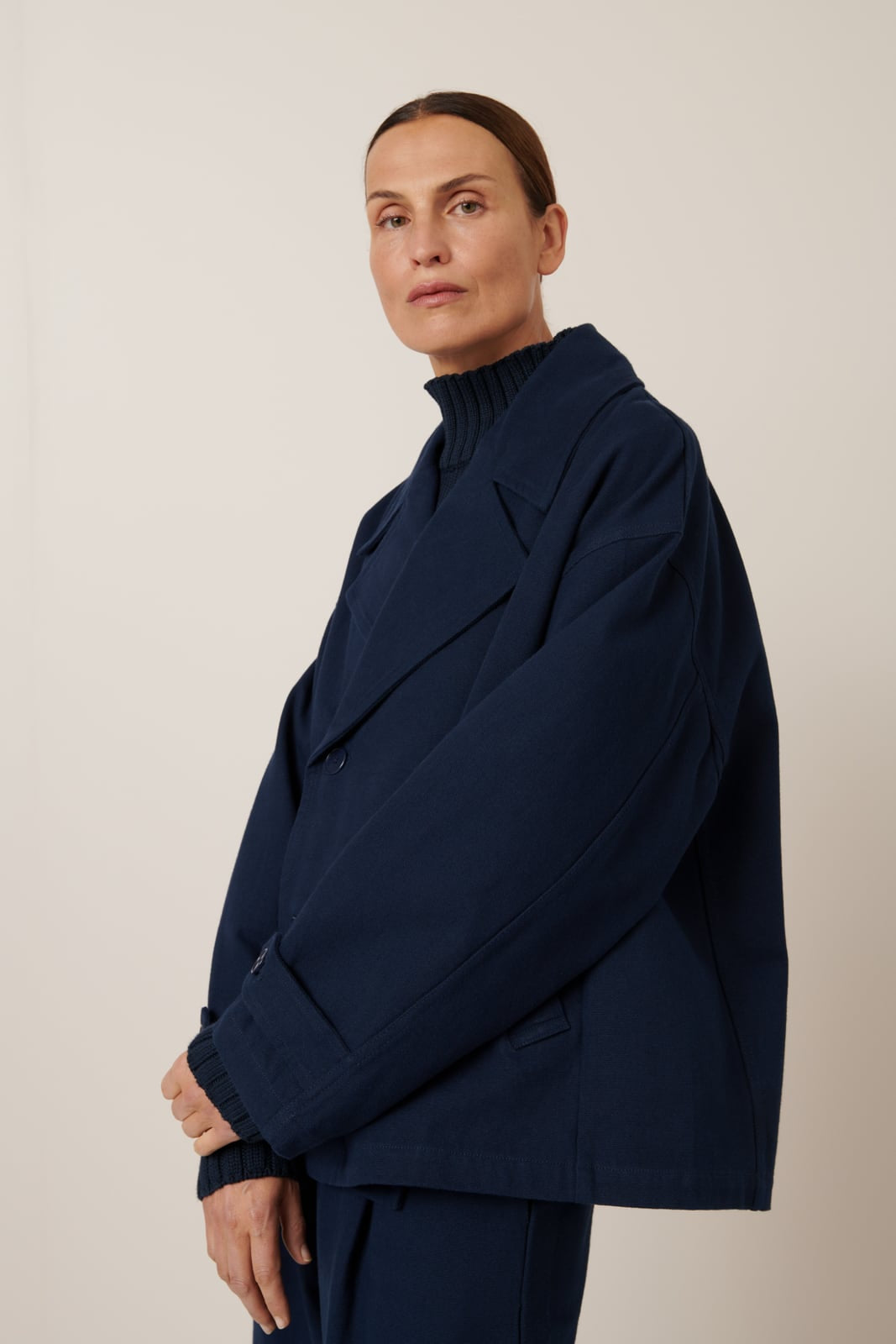 Silhouette Jacket - Navy