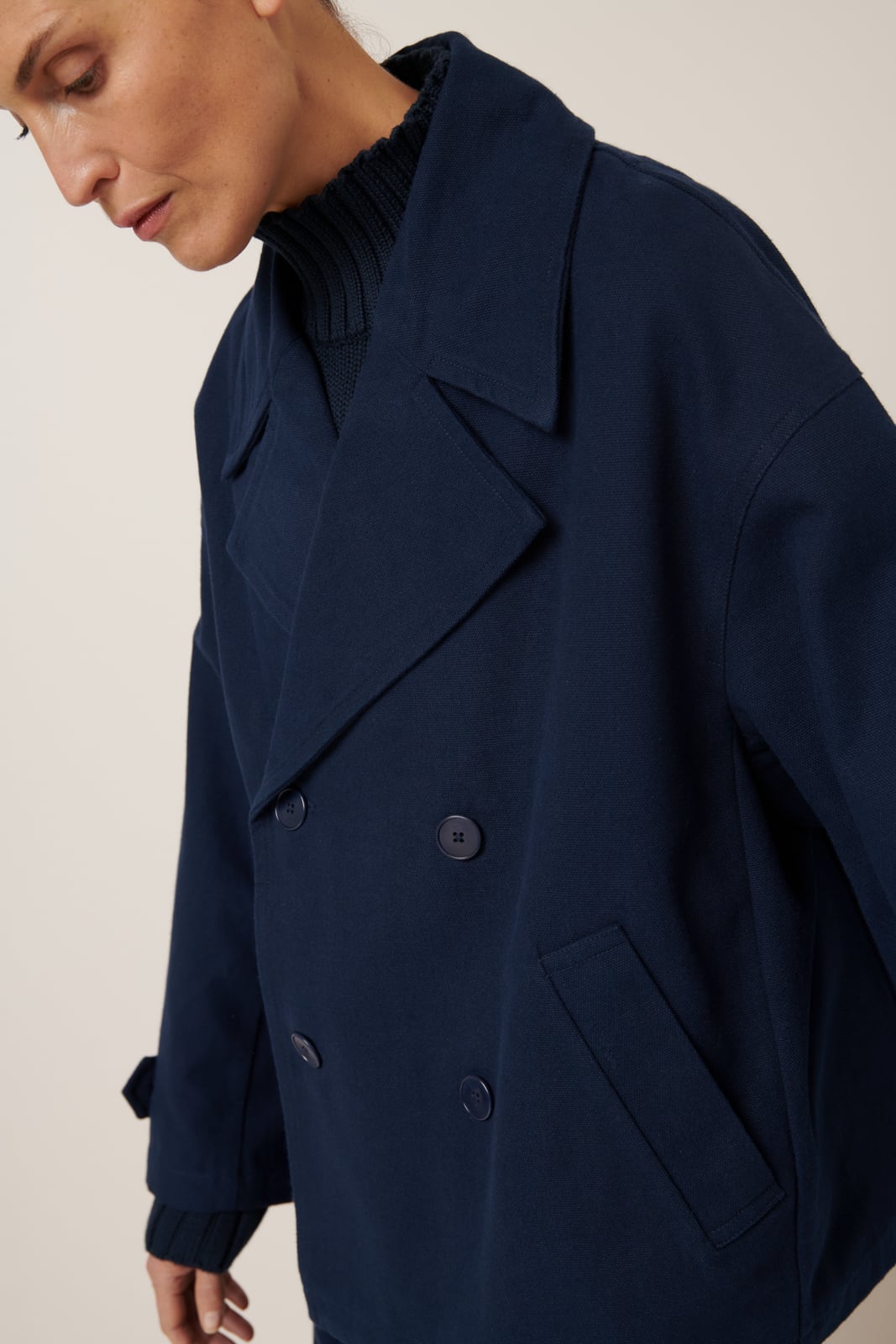 Silhouette Jacket - Navy